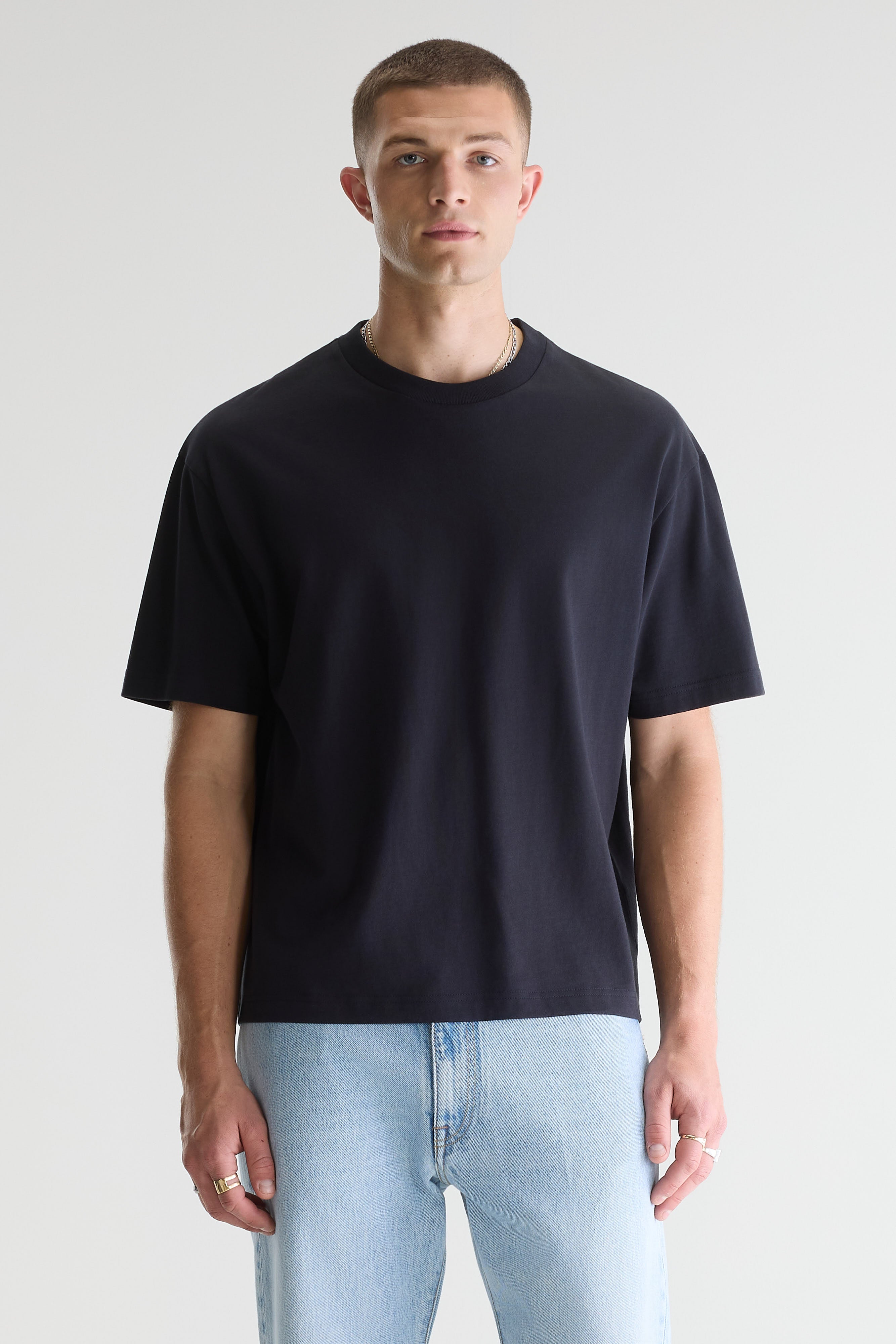 Vlugs T-shirt Met Korte Mouwen - Navy Voor Heren | Bellerose