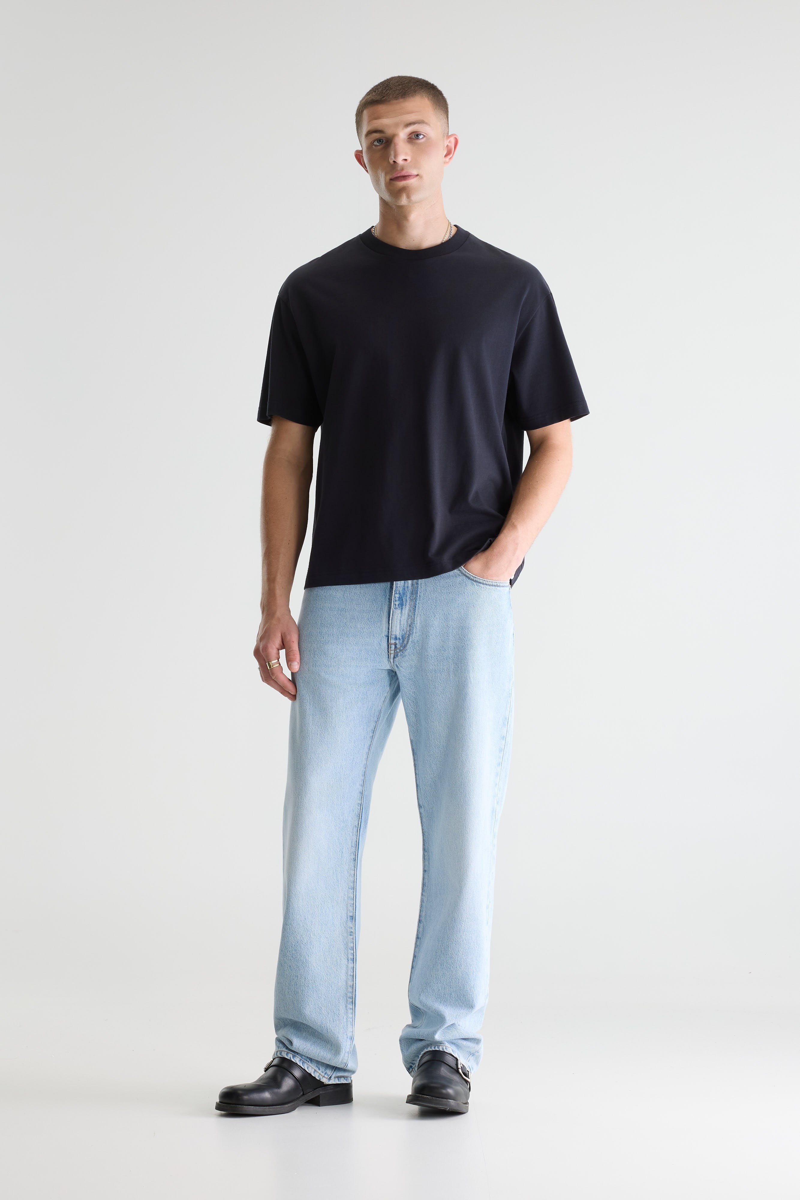 Vlugs t-shirt met korte mouwen (261 / M / NAVY)