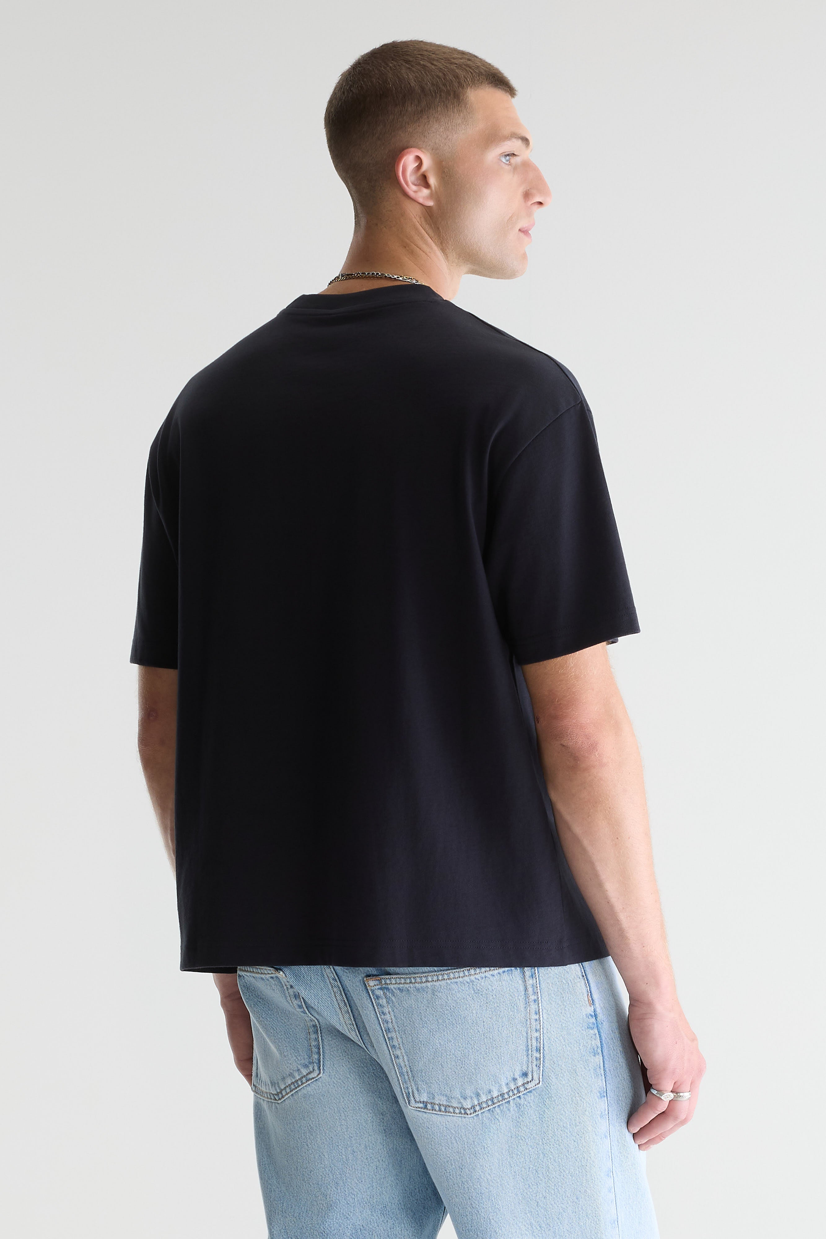 Vlugs t-shirt met korte mouwen (261 / M / NAVY)