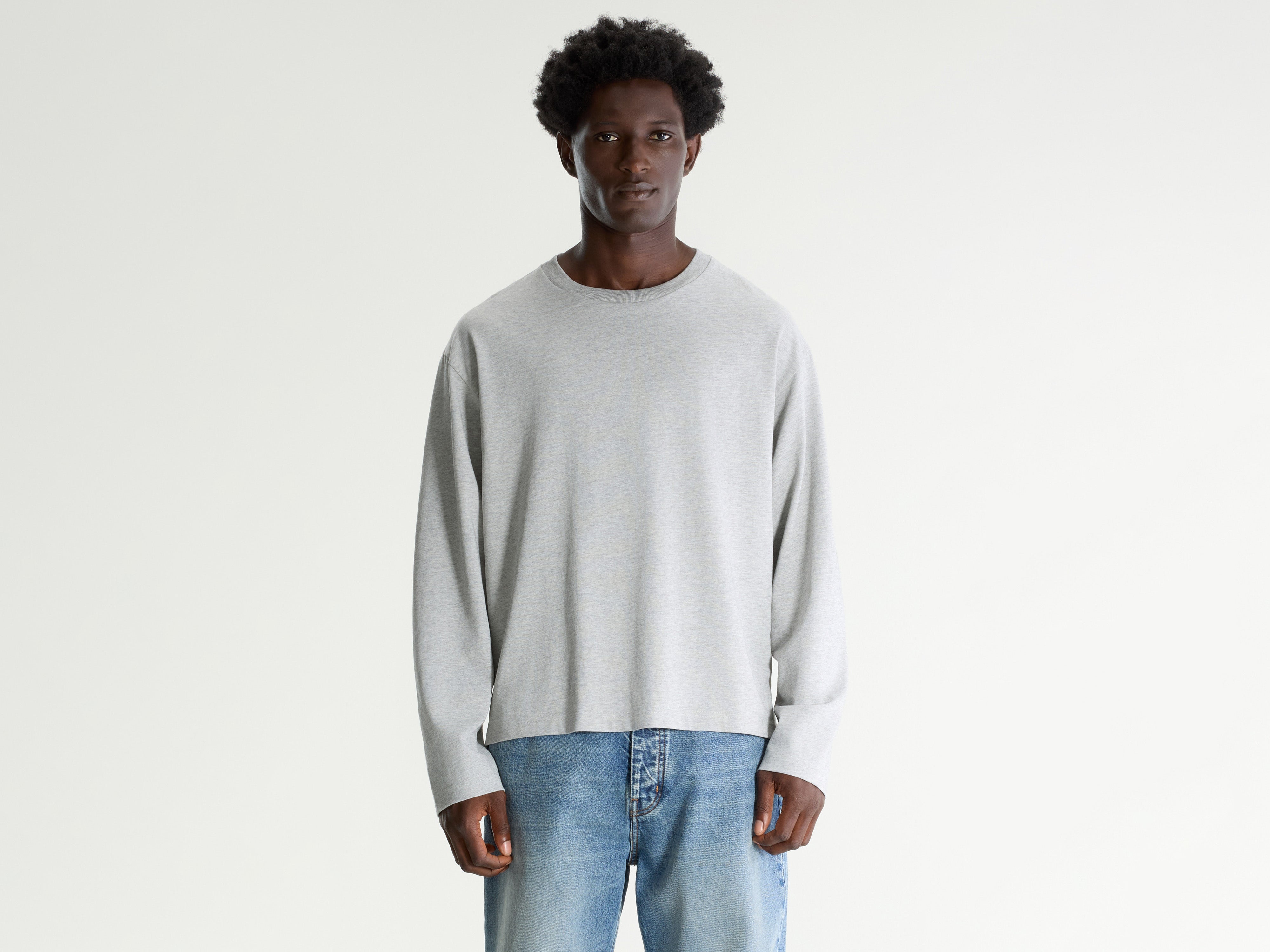 Vlugi long-sleeve t-shirt (261 / M / H. GREY)