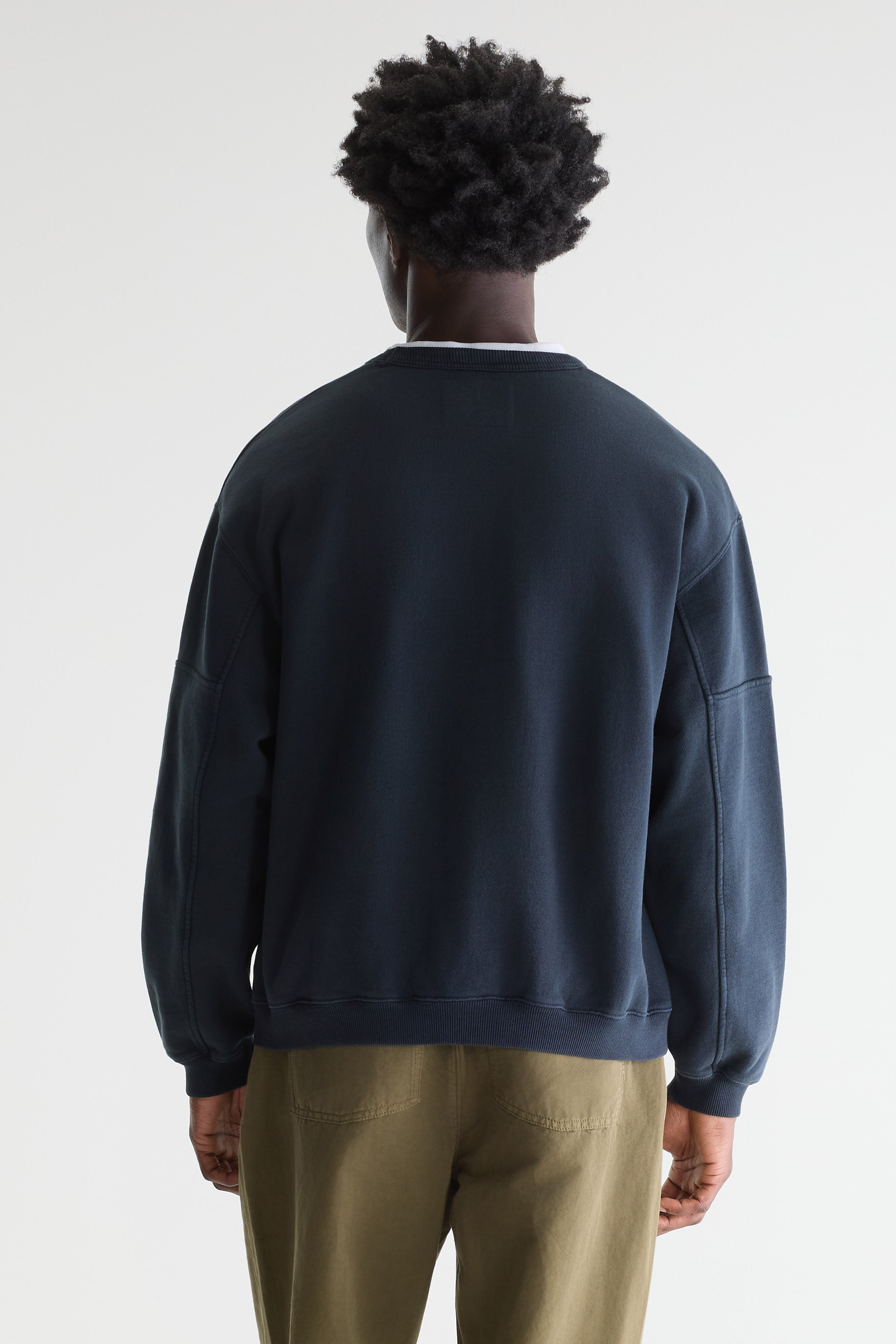 Fapien crewneck sweatshirt (261 / M / DARK NAVY)