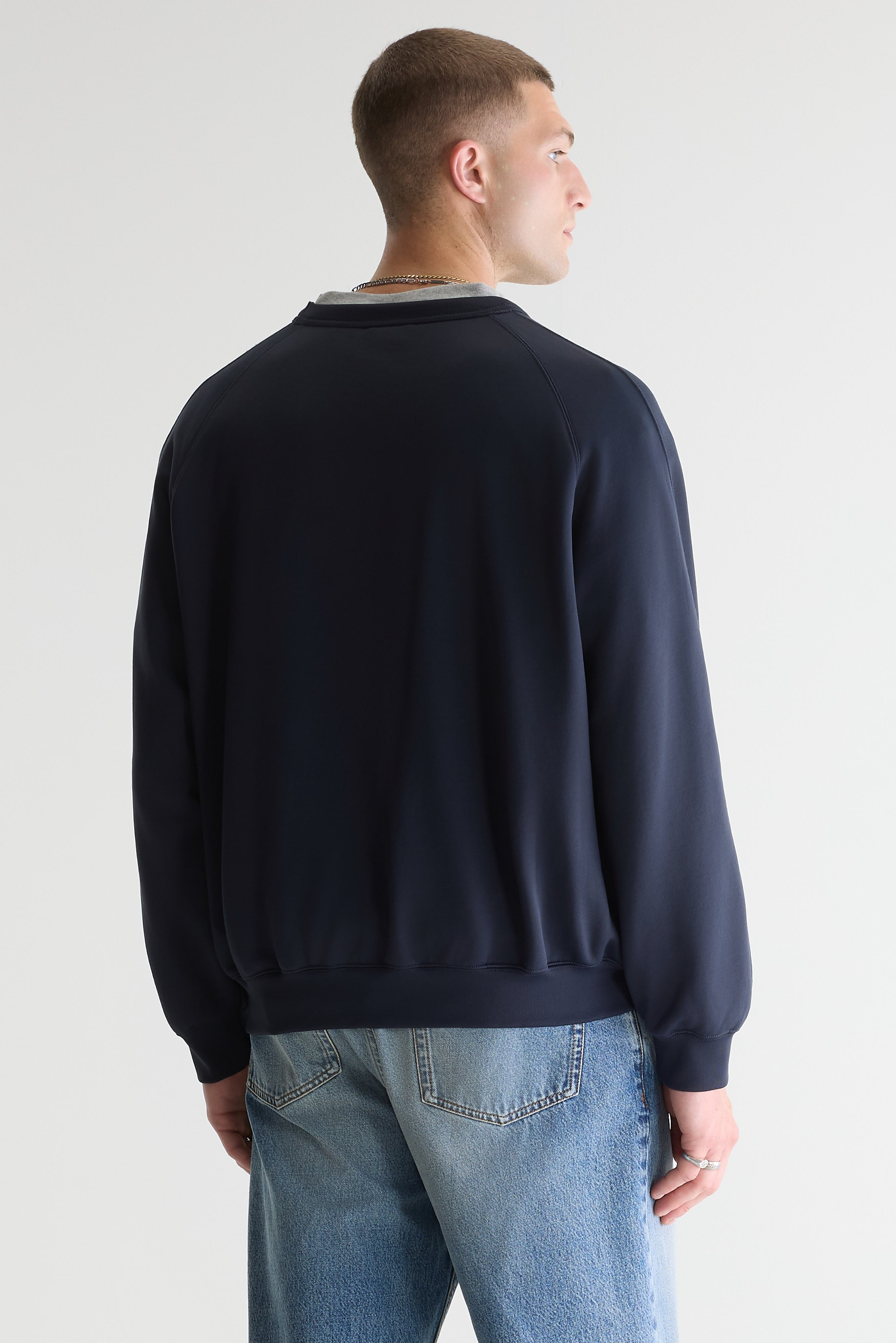 Fablan crewneck sweatshirt (261 / M / DARK NAVY)