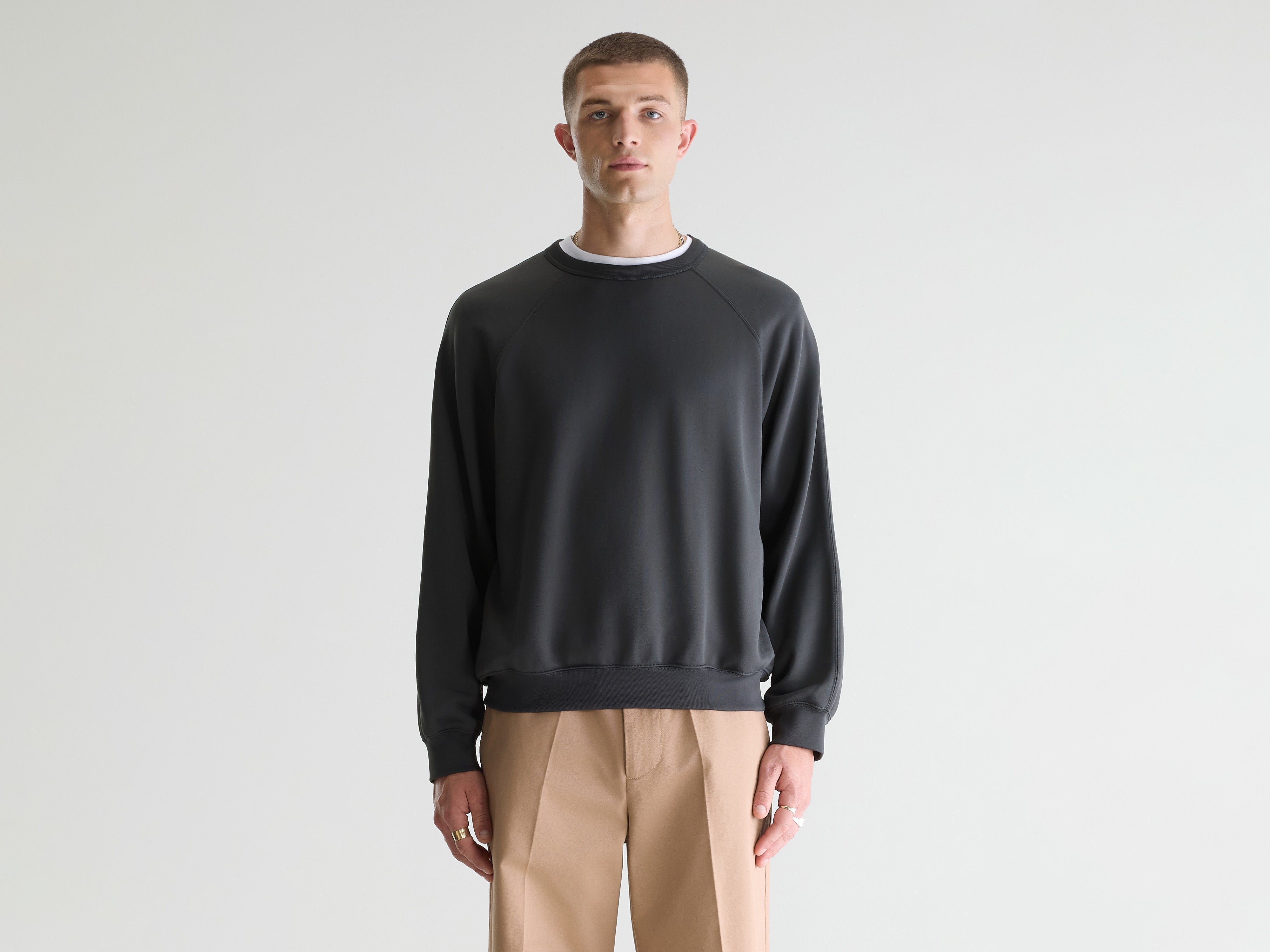 Fablan crewneck sweatshirt (261 / M / PIRATE)