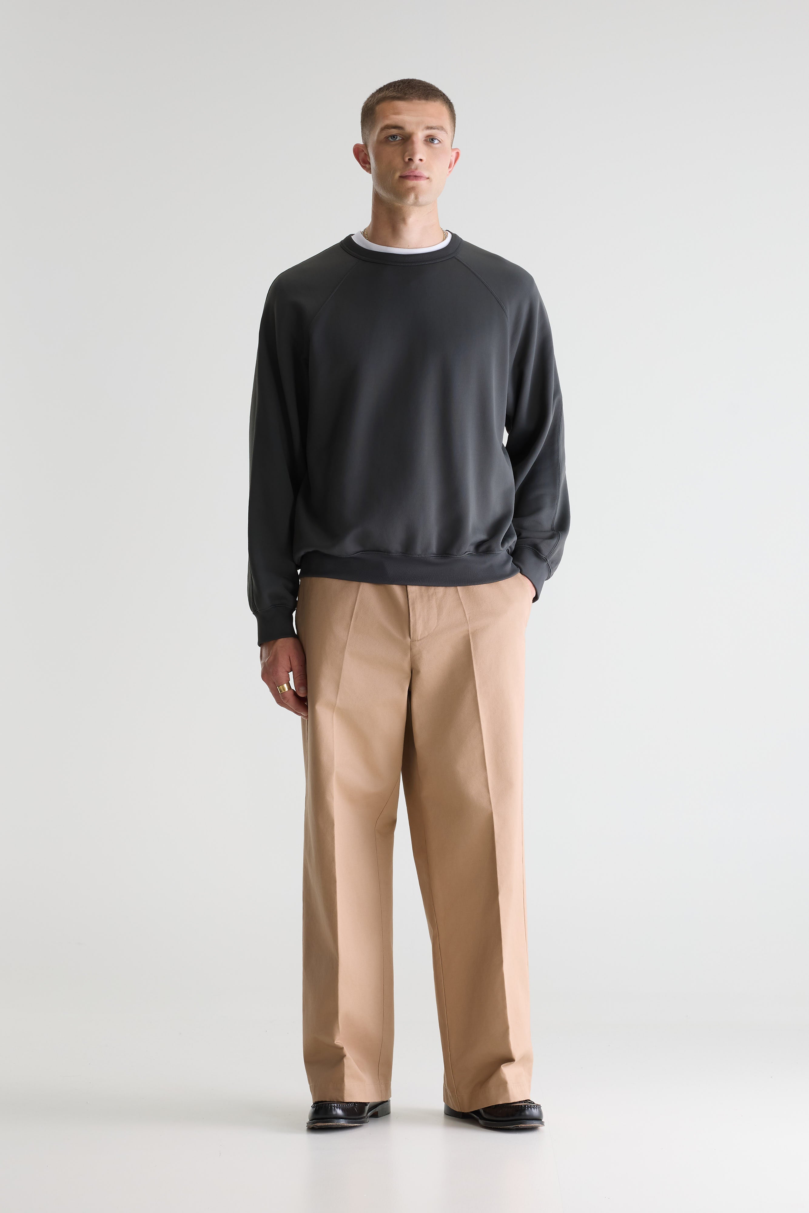 Fablan crewneck sweatshirt (261 / M / PIRATE)