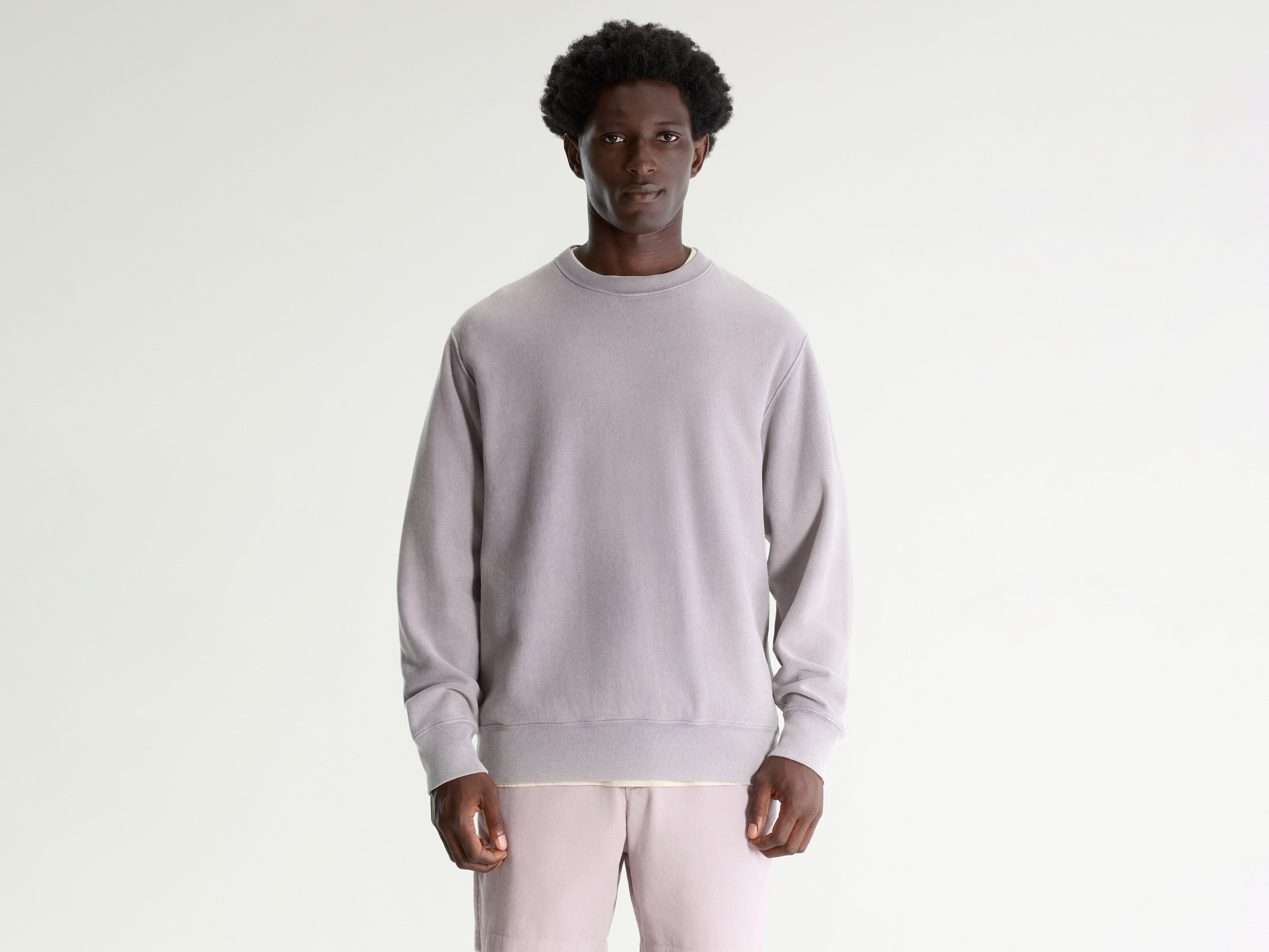 Flake crewneck sweatshirt (261 / M / HEATHER)