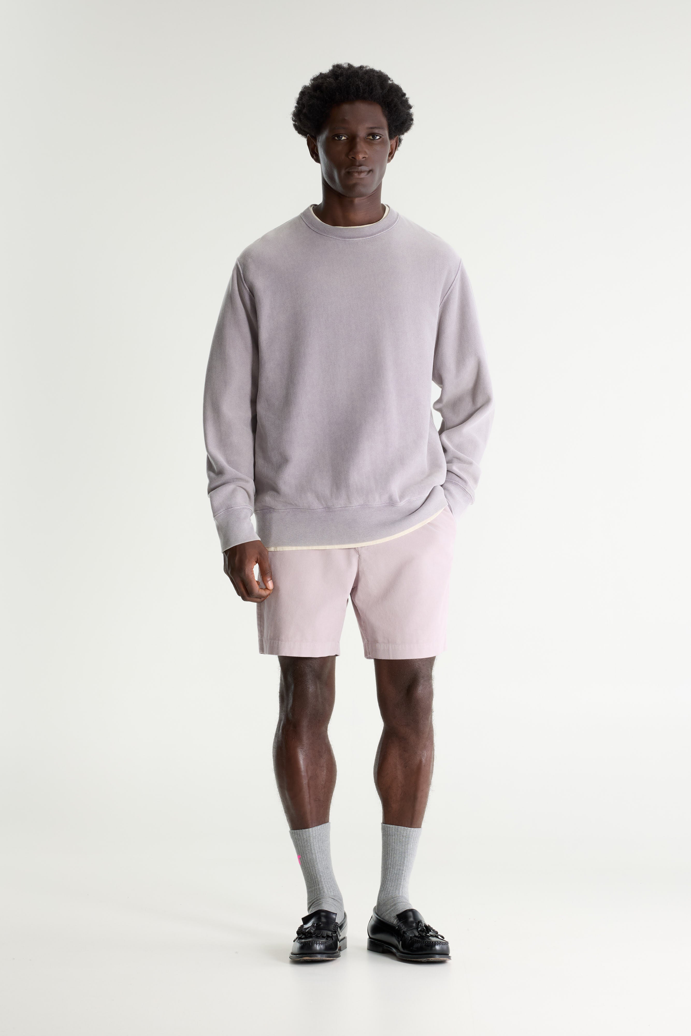 Flake crewneck sweatshirt (261 / M / HEATHER)