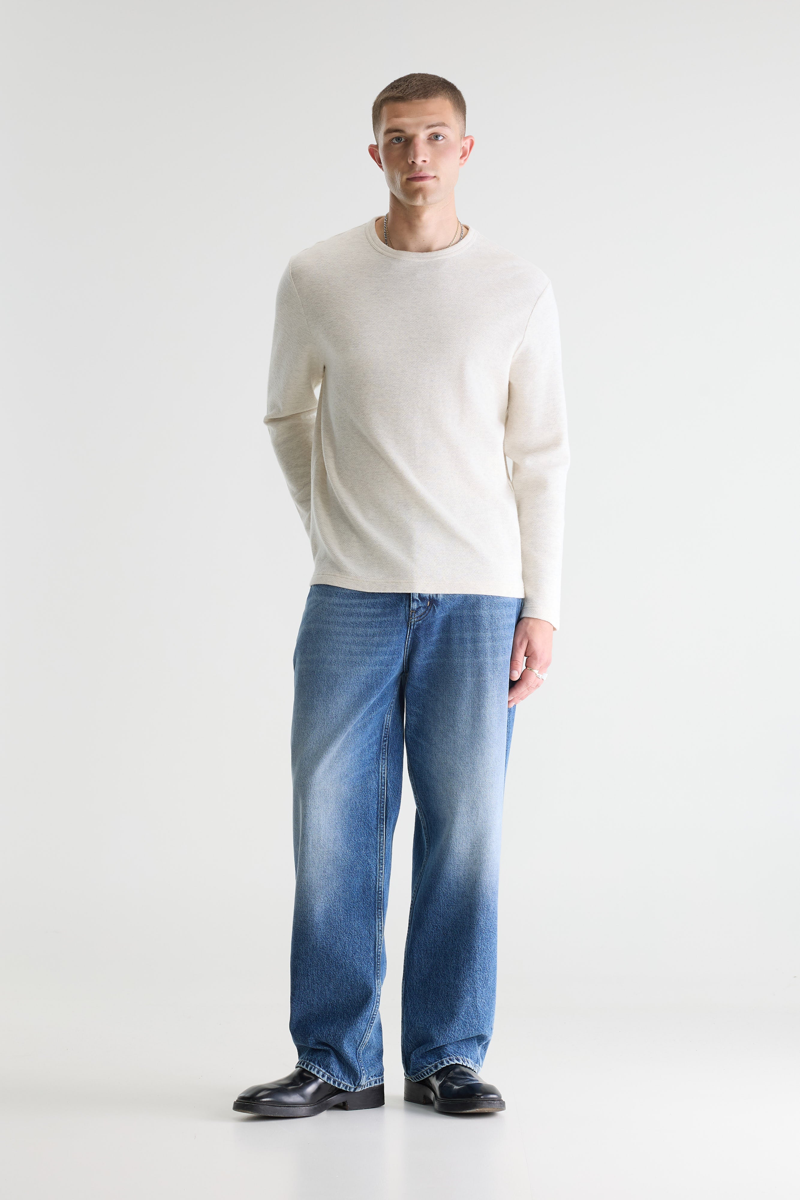 Fresh long-sleeve t-shirt (261 / M / OYSTER)