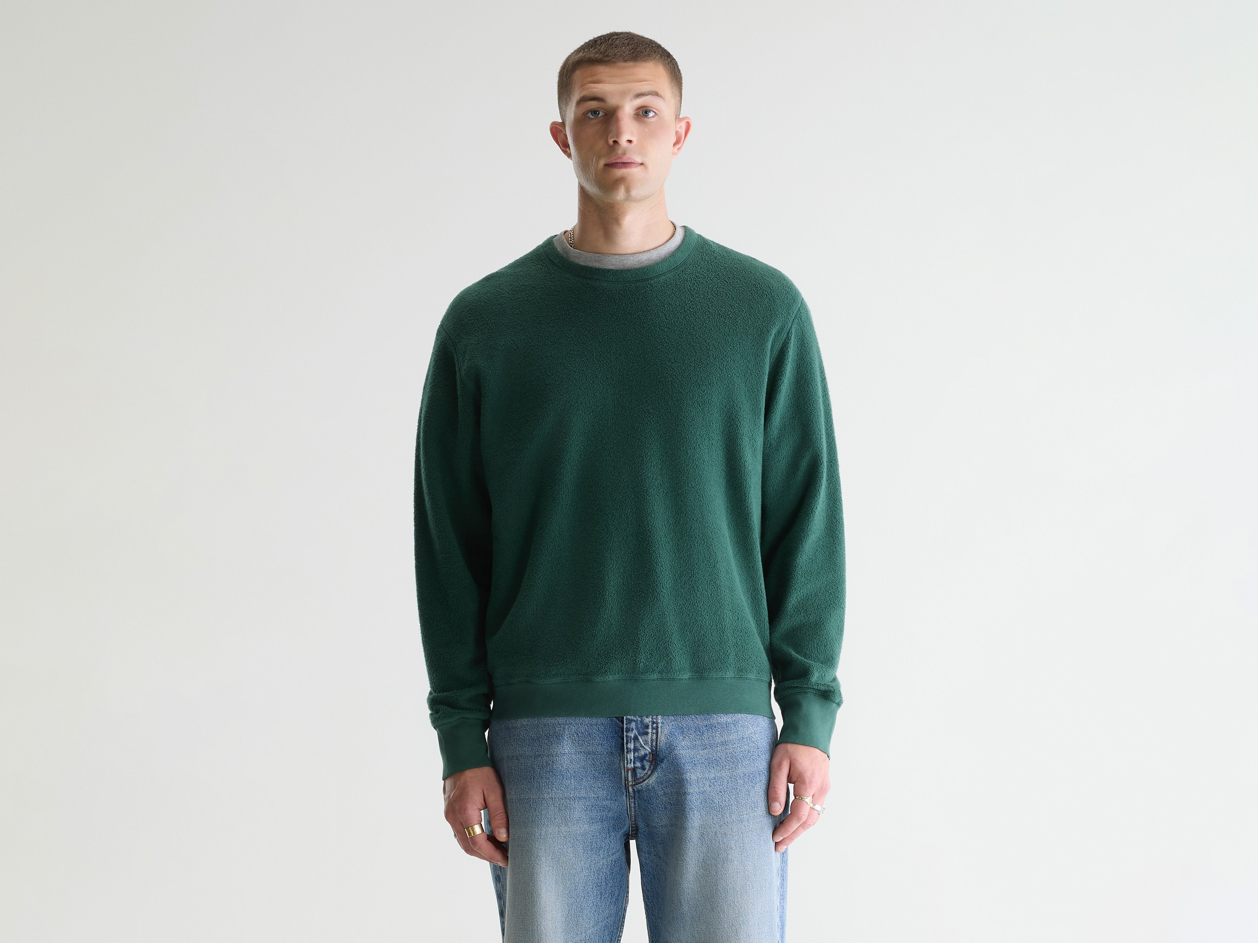 Matt crewneck sweatshirt (261 / M / CYPRES)