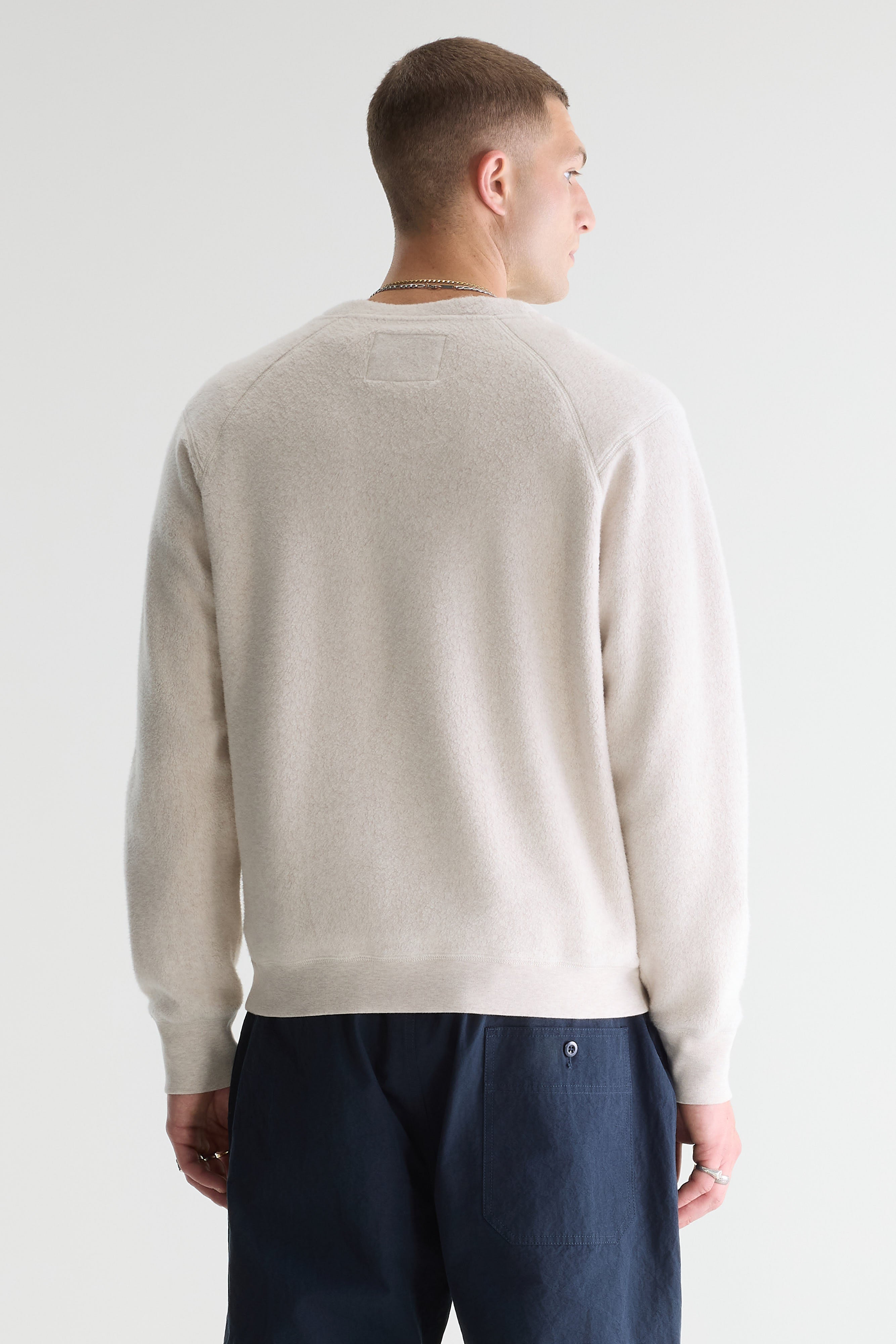 Matt crewneck sweatshirt (261 / M / CALCAIRE)