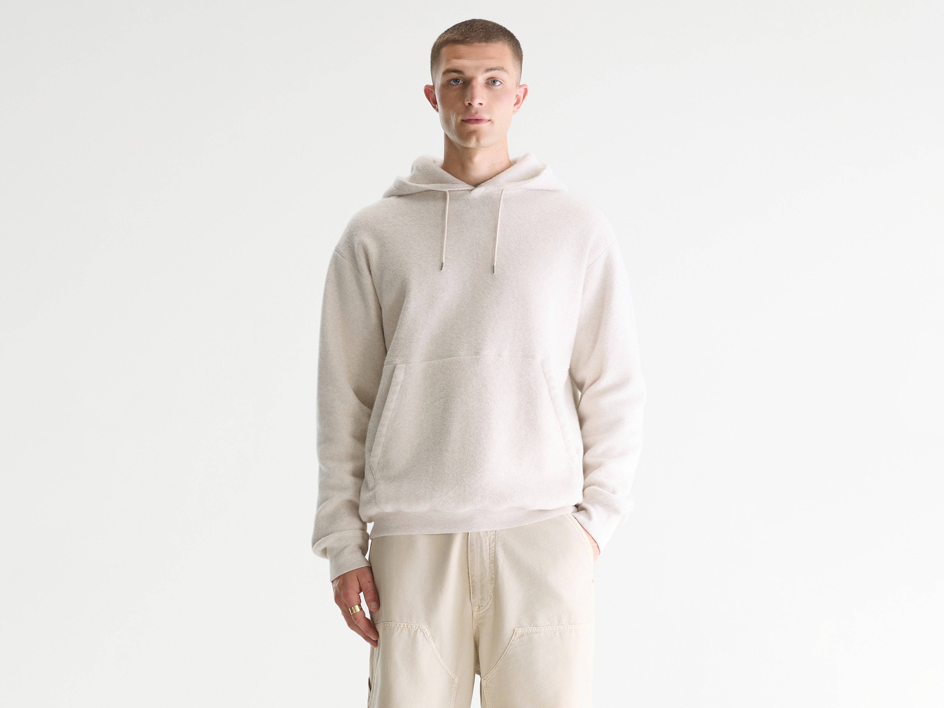 Mattis relaxed hoodie (261 / M / CALCAIRE)