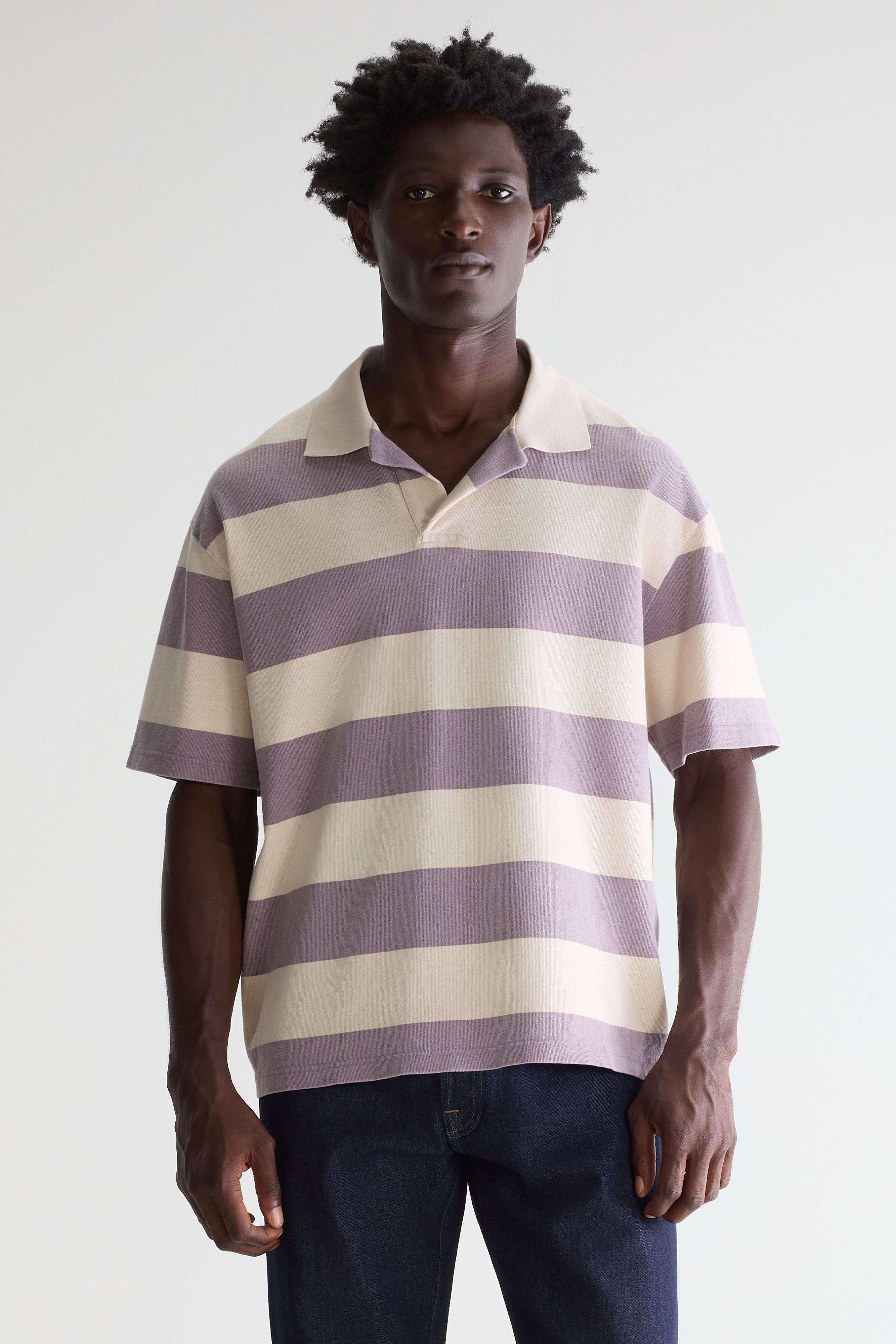 Forst Gestreepte Polo Met Korte Mouwen - Heather / Wan Voor Heren | Bellerose