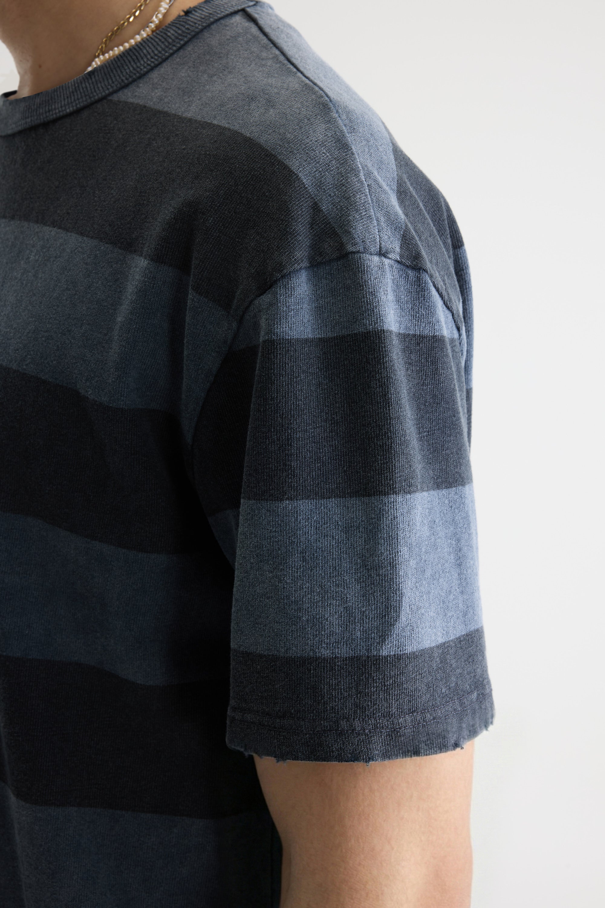 Vouch t-shirt met korte mouwen (261 / M / STRIPE E)