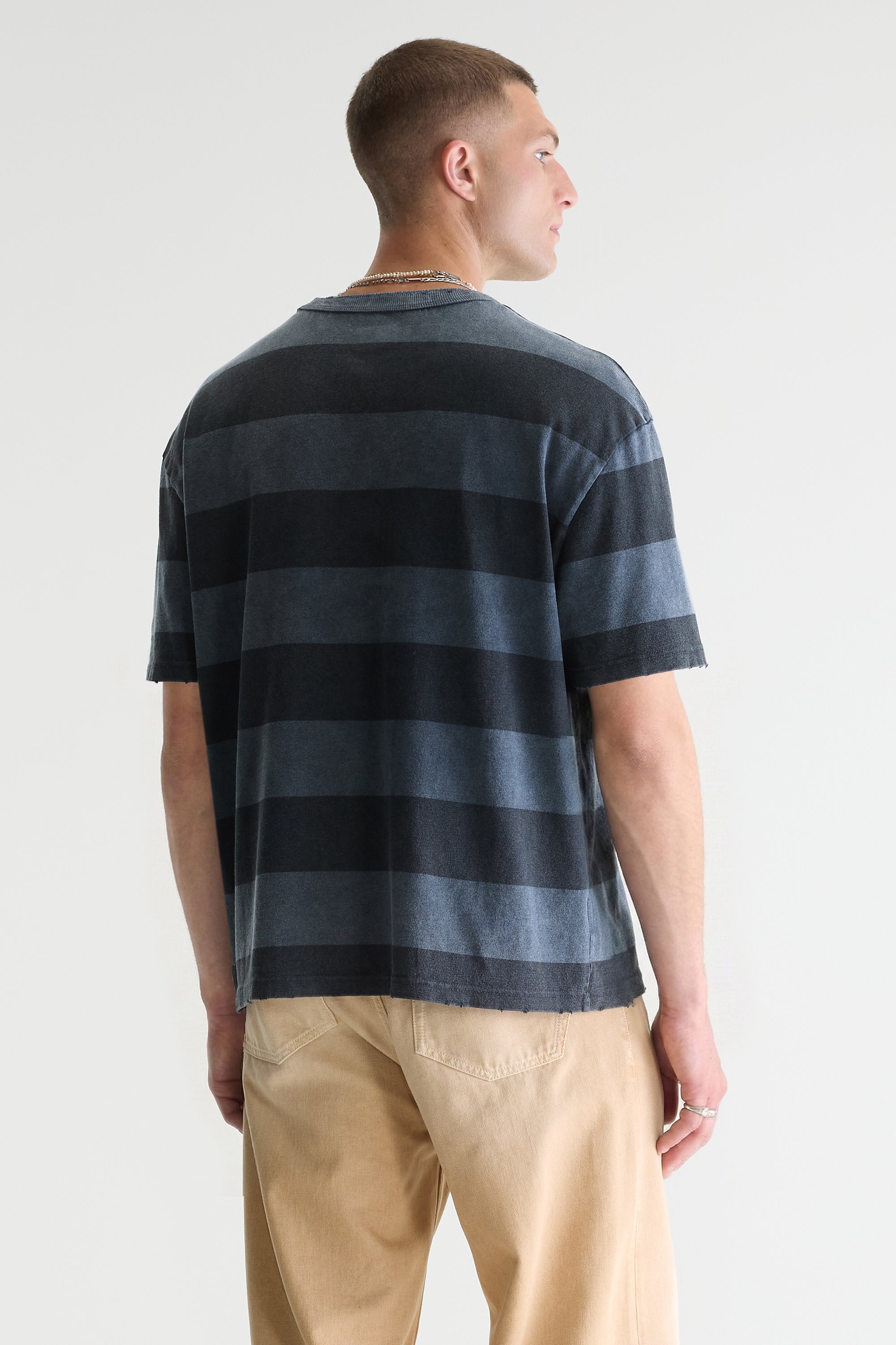 Vouch t-shirt met korte mouwen (261 / M / STRIPE E)