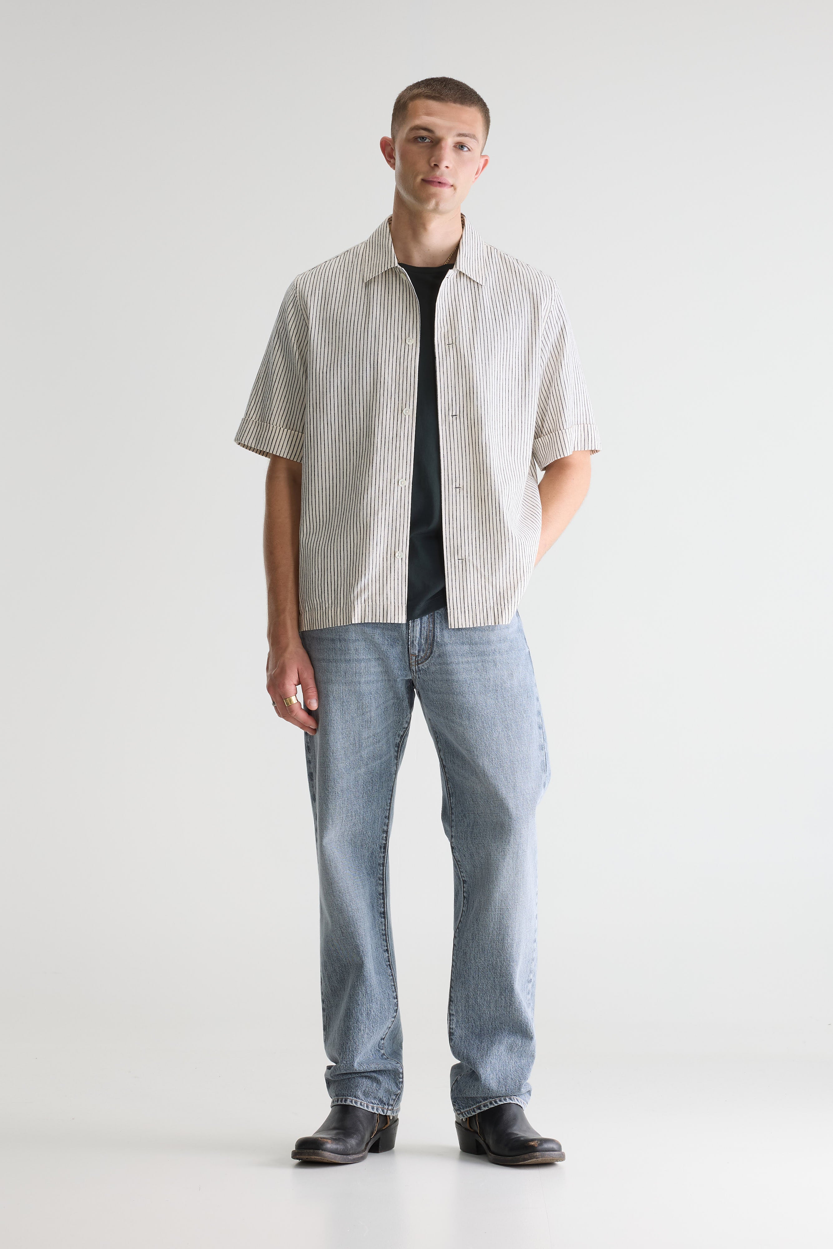 Flint striped shirt (261 / M / STRIPE A)