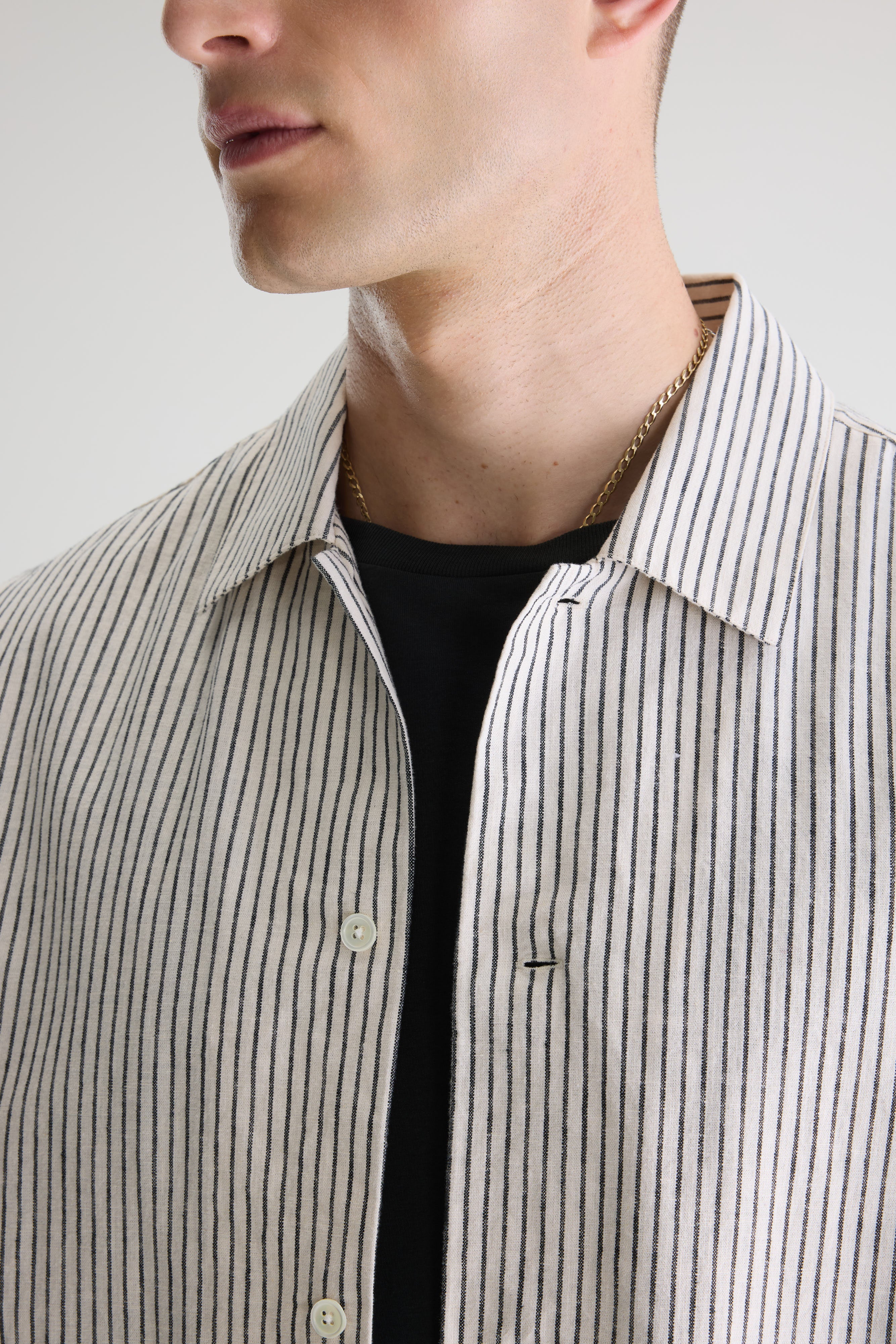 Flint striped shirt (261 / M / STRIPE A)