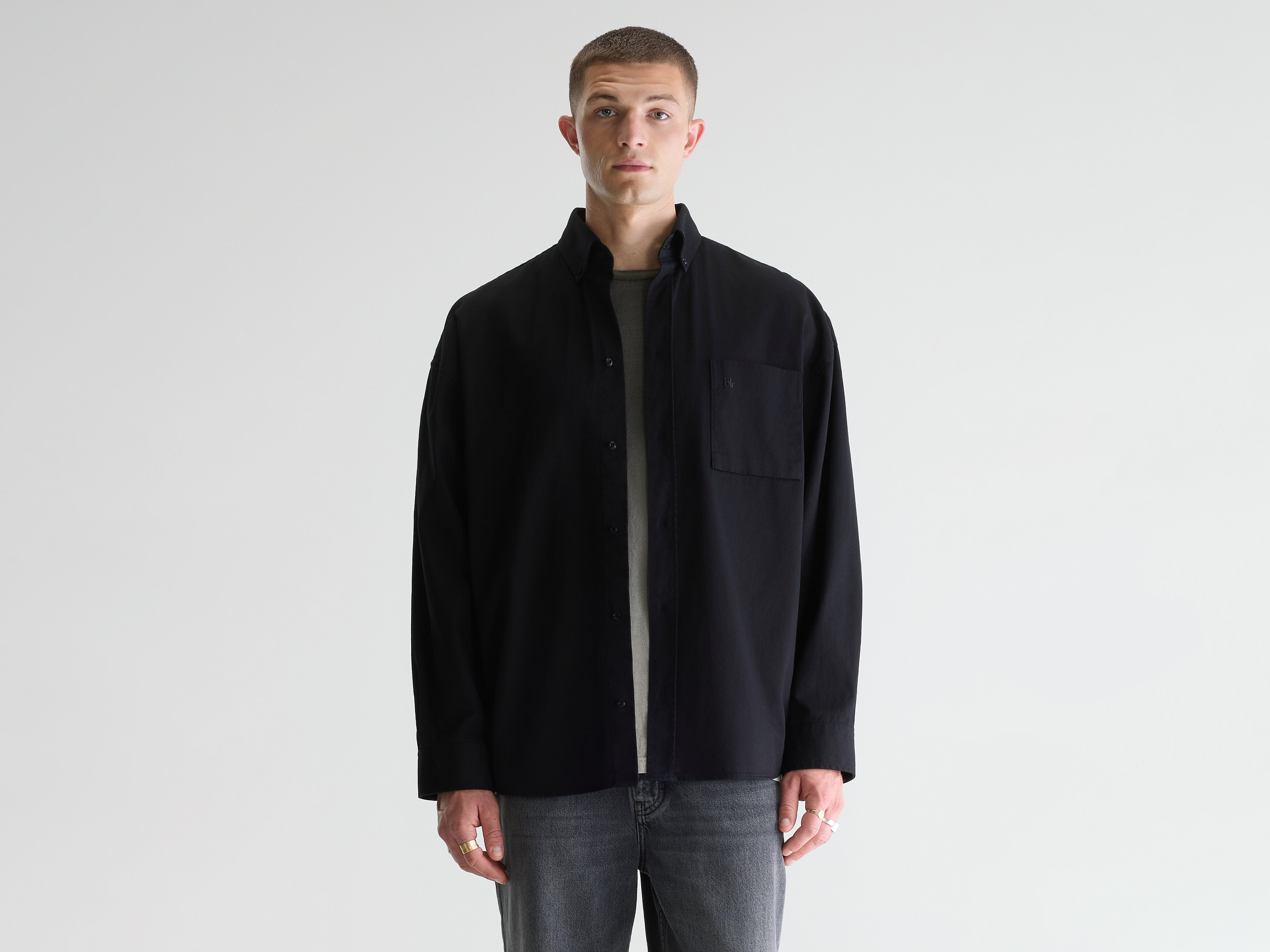 Ficus heavyweight shirt (261 / M / BLACK)