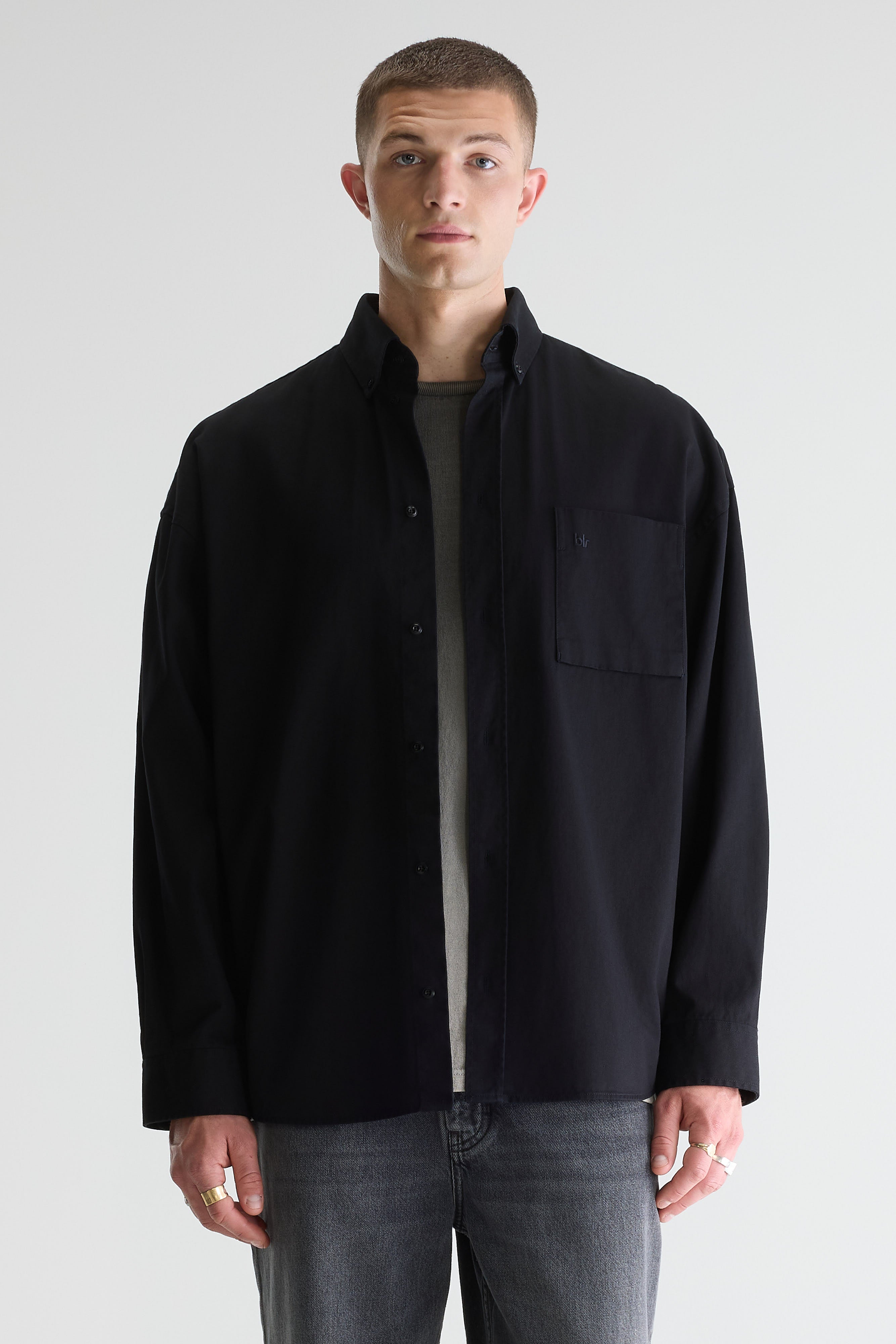 Ficus heavyweight shirt (261 / M / BLACK)