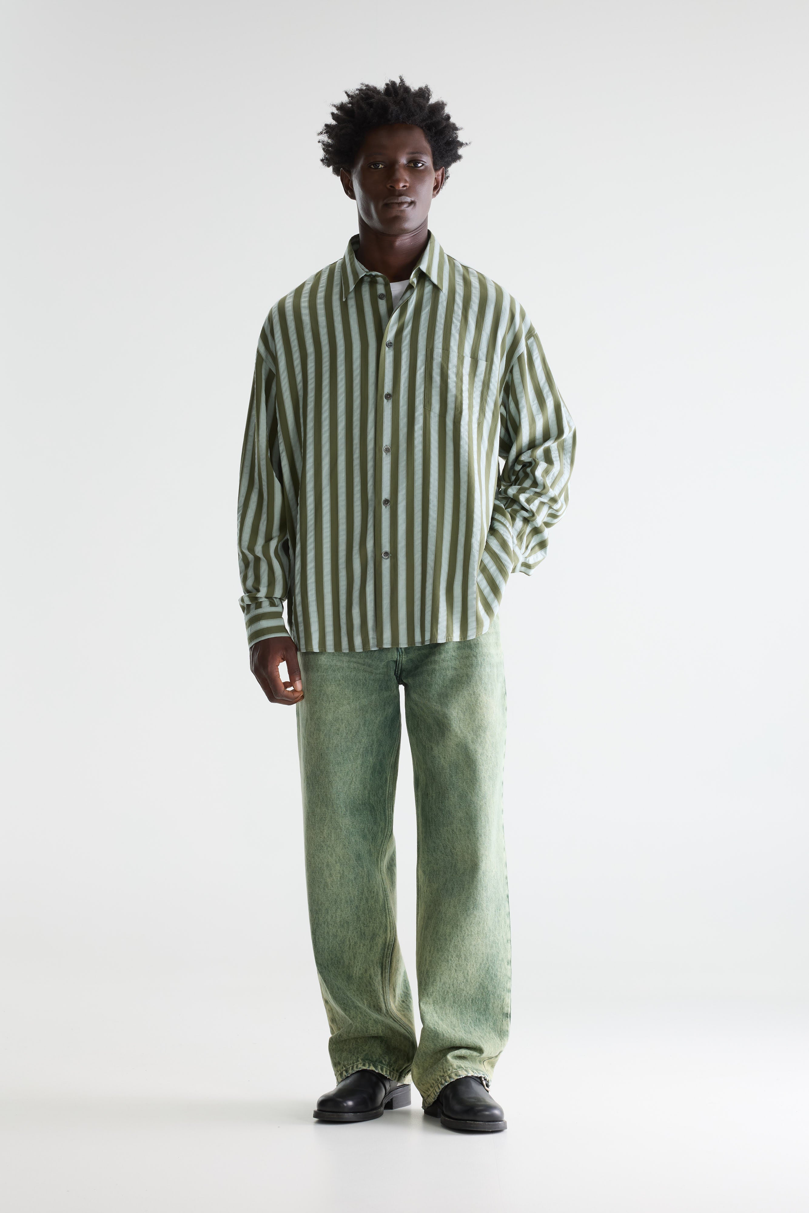 Jops relaxed shirt (261 / M / STRIPE D)