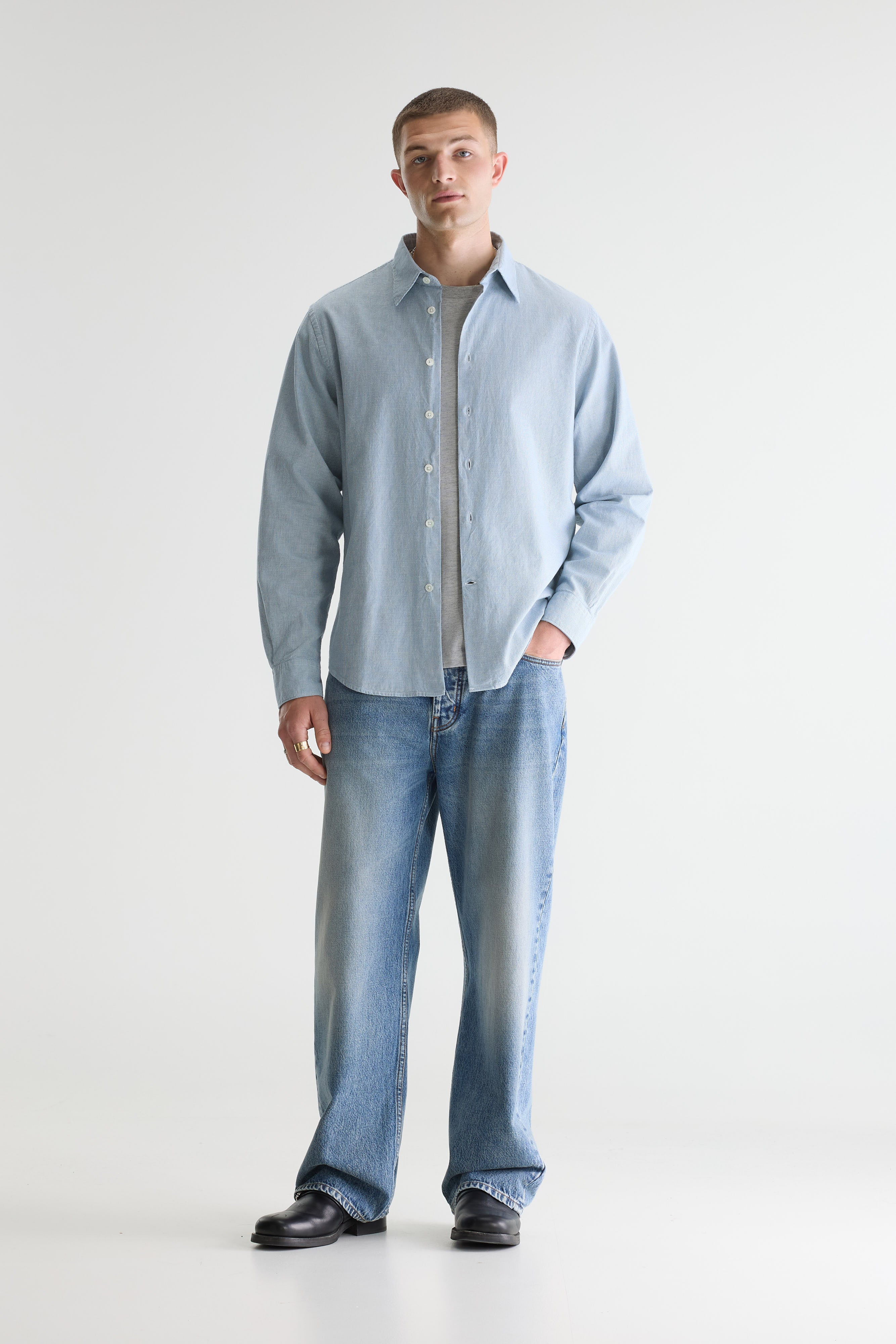Franklin Regular Shirt - Lotus / River For Men | Bellerose