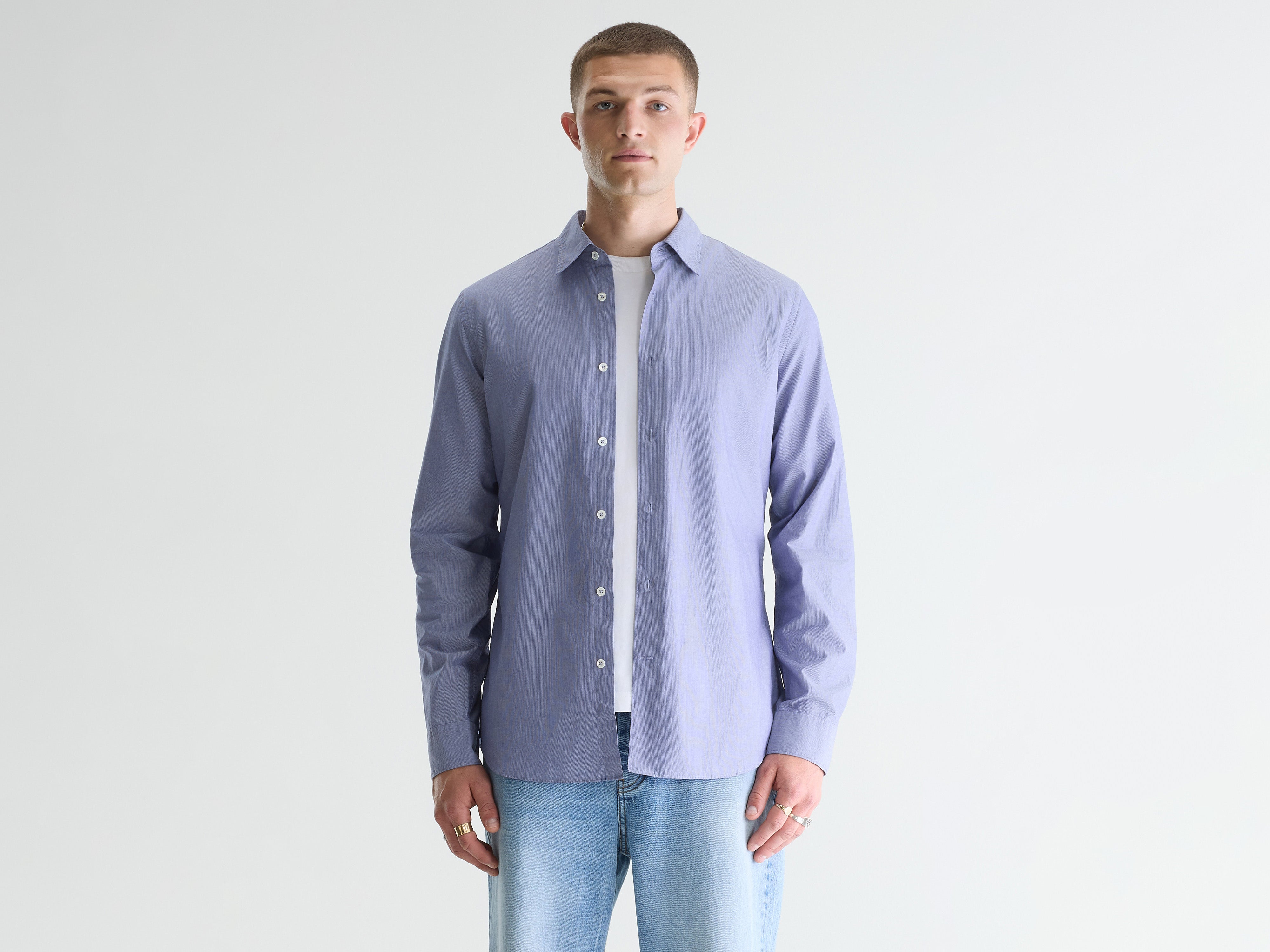 Gabe slim shirt (261 / M / STRIPE F)