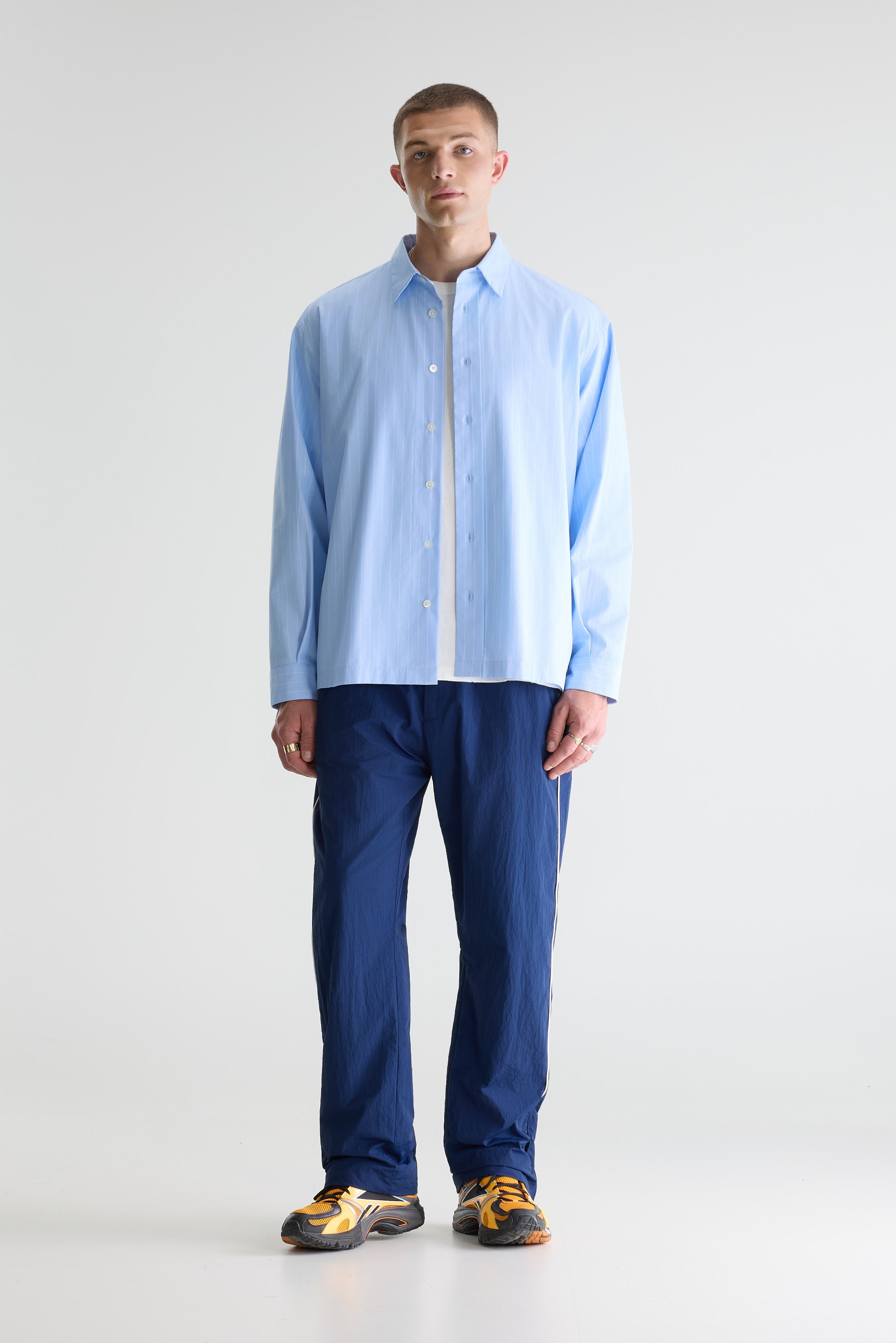 Flippy striped poplin shirt (261 / M / STRIPE B)