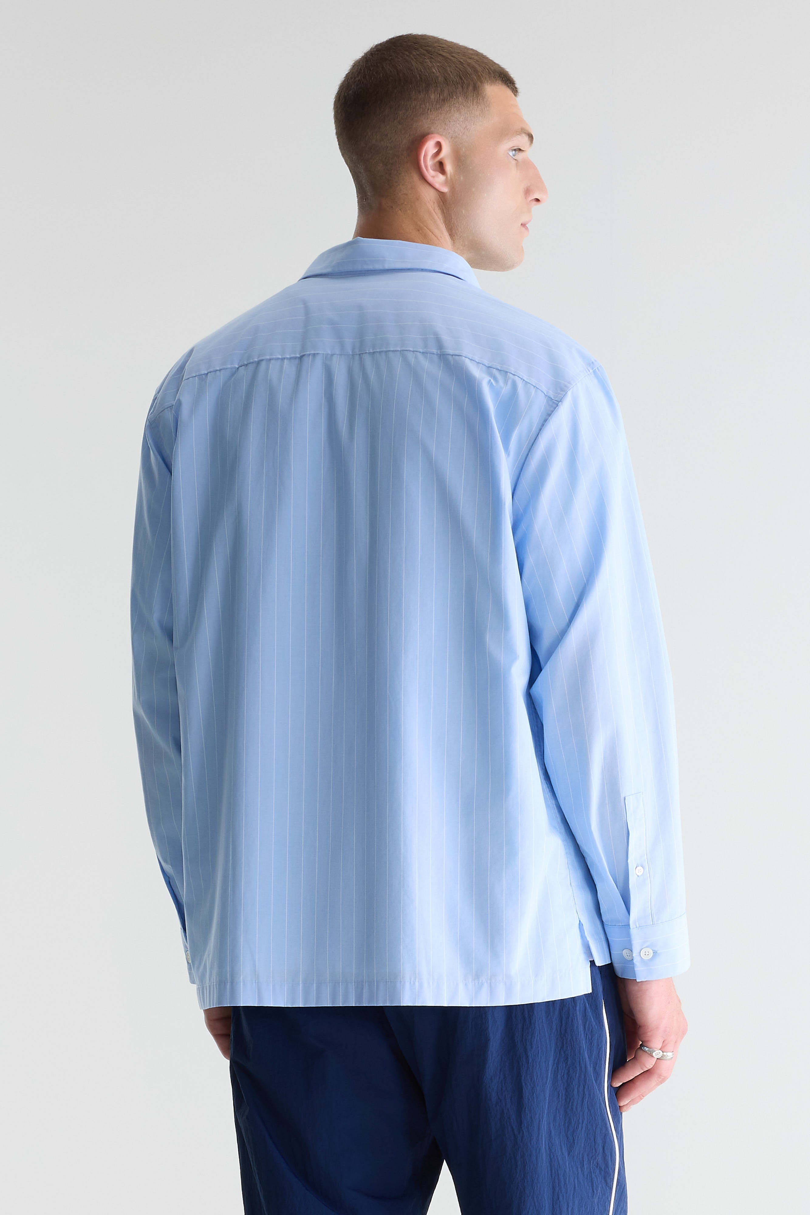 Flippy striped poplin shirt (261 / M / STRIPE B)