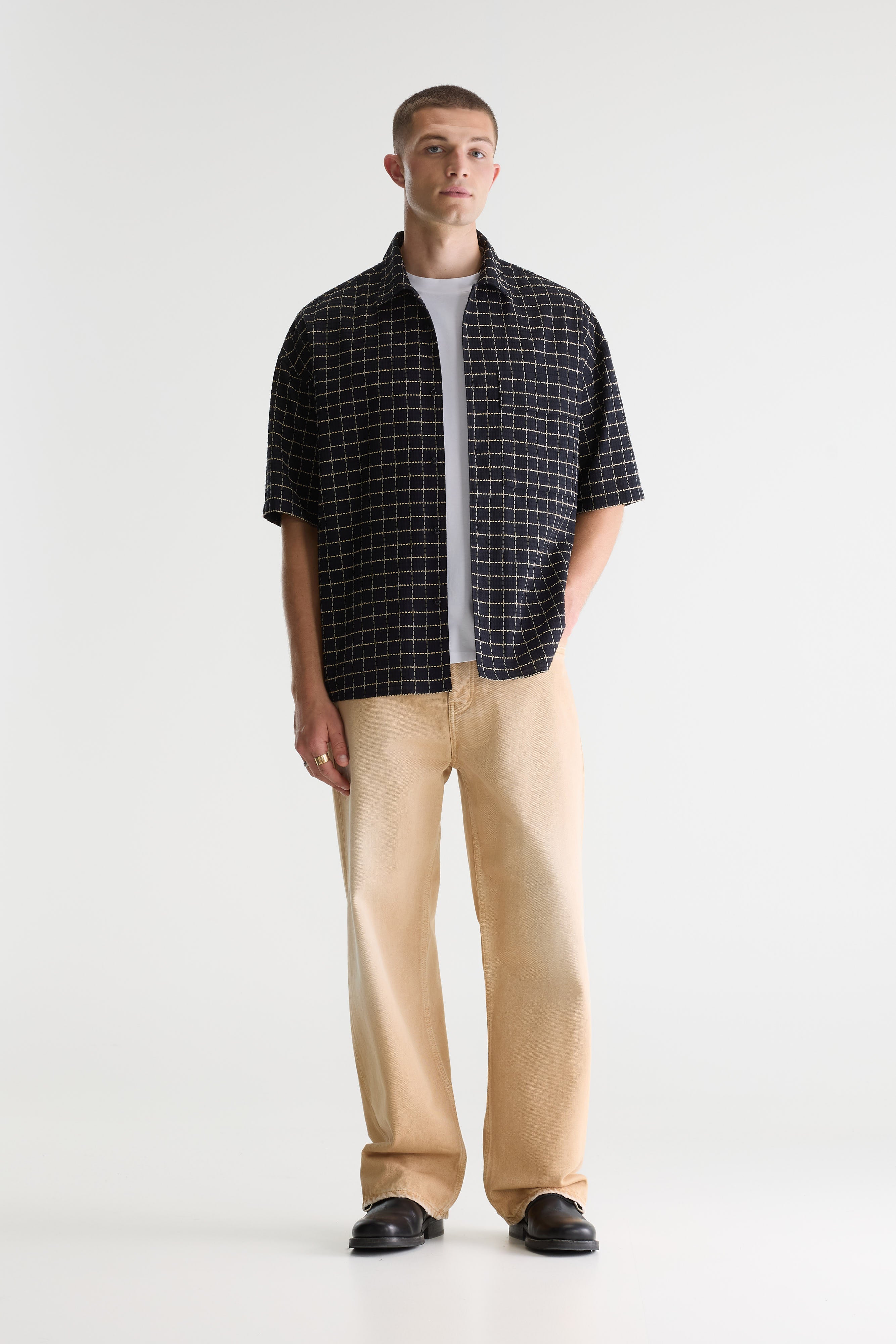 Prime short-sleeve shirt (261 / M / CHECK A)