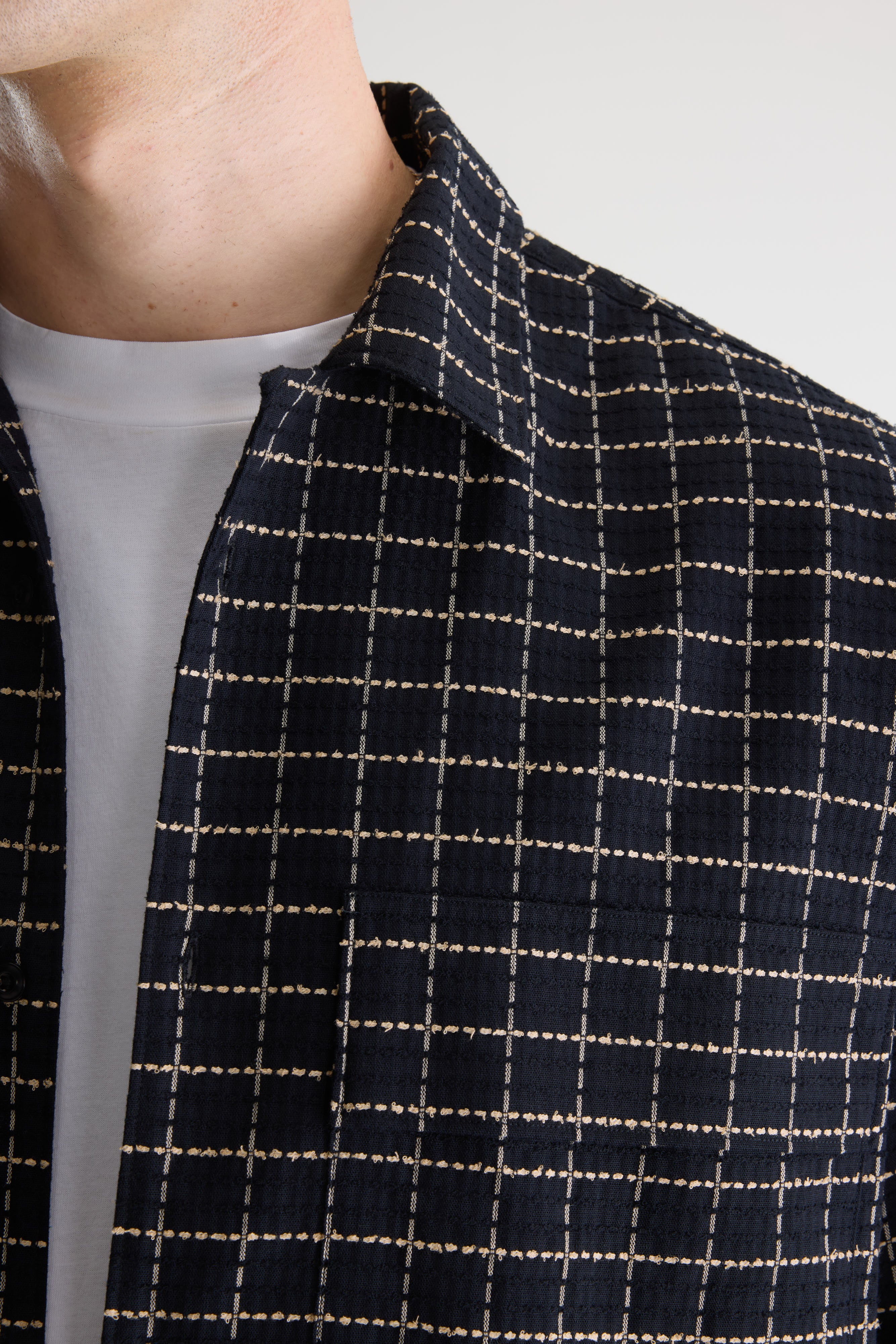 Prime short-sleeve shirt (261 / M / CHECK A)