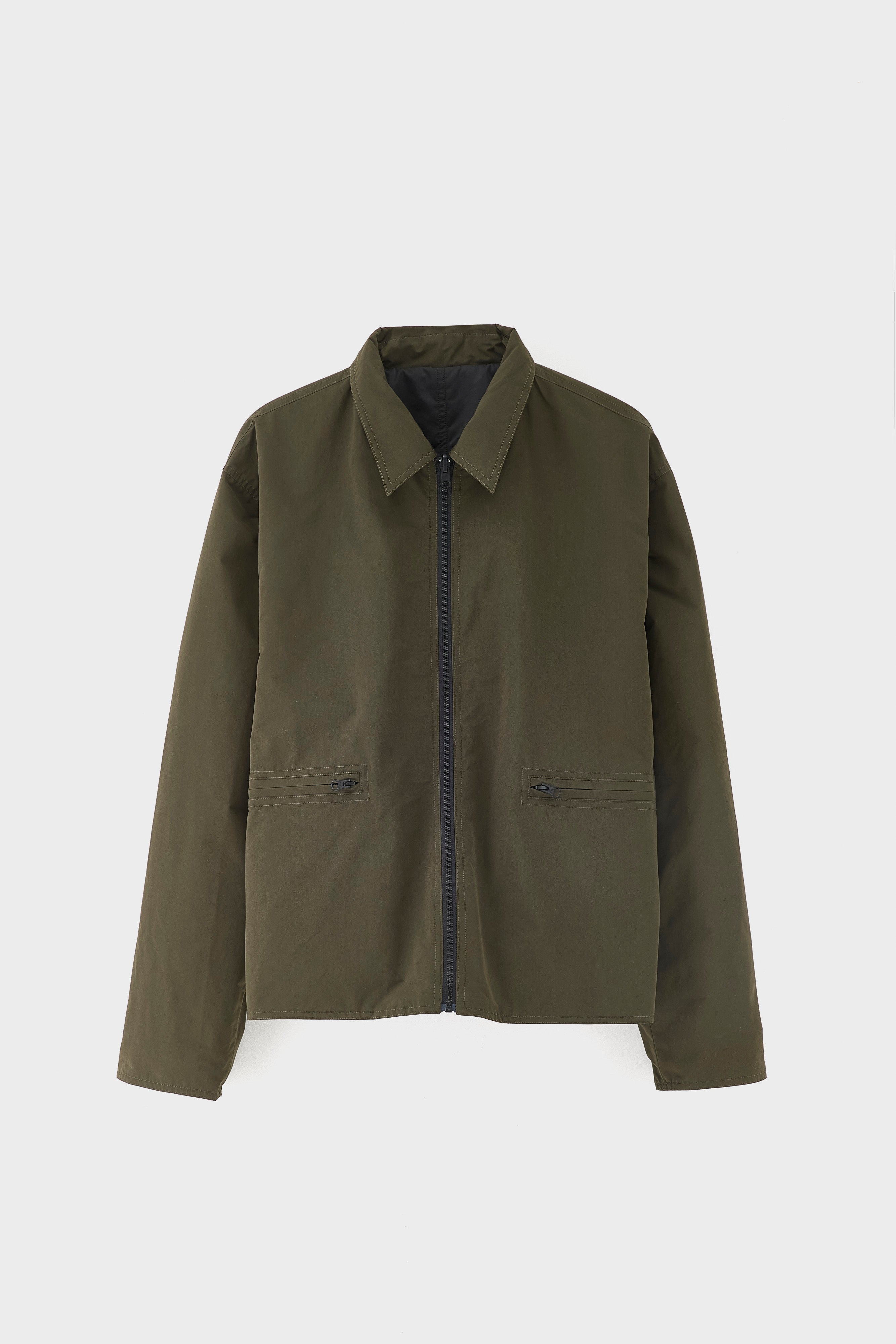 Jollie padded zip-up jacket (261 / M / METEORITE)
