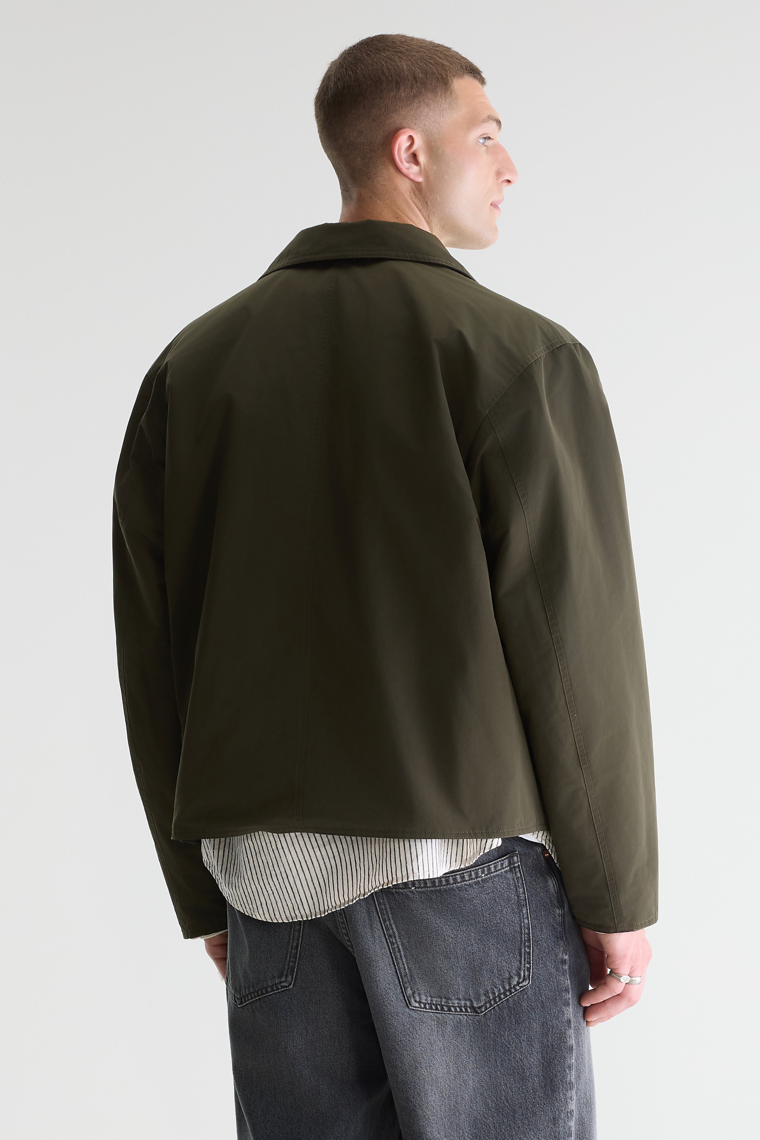 Jollie padded zip-up jacket (261 / M / METEORITE)