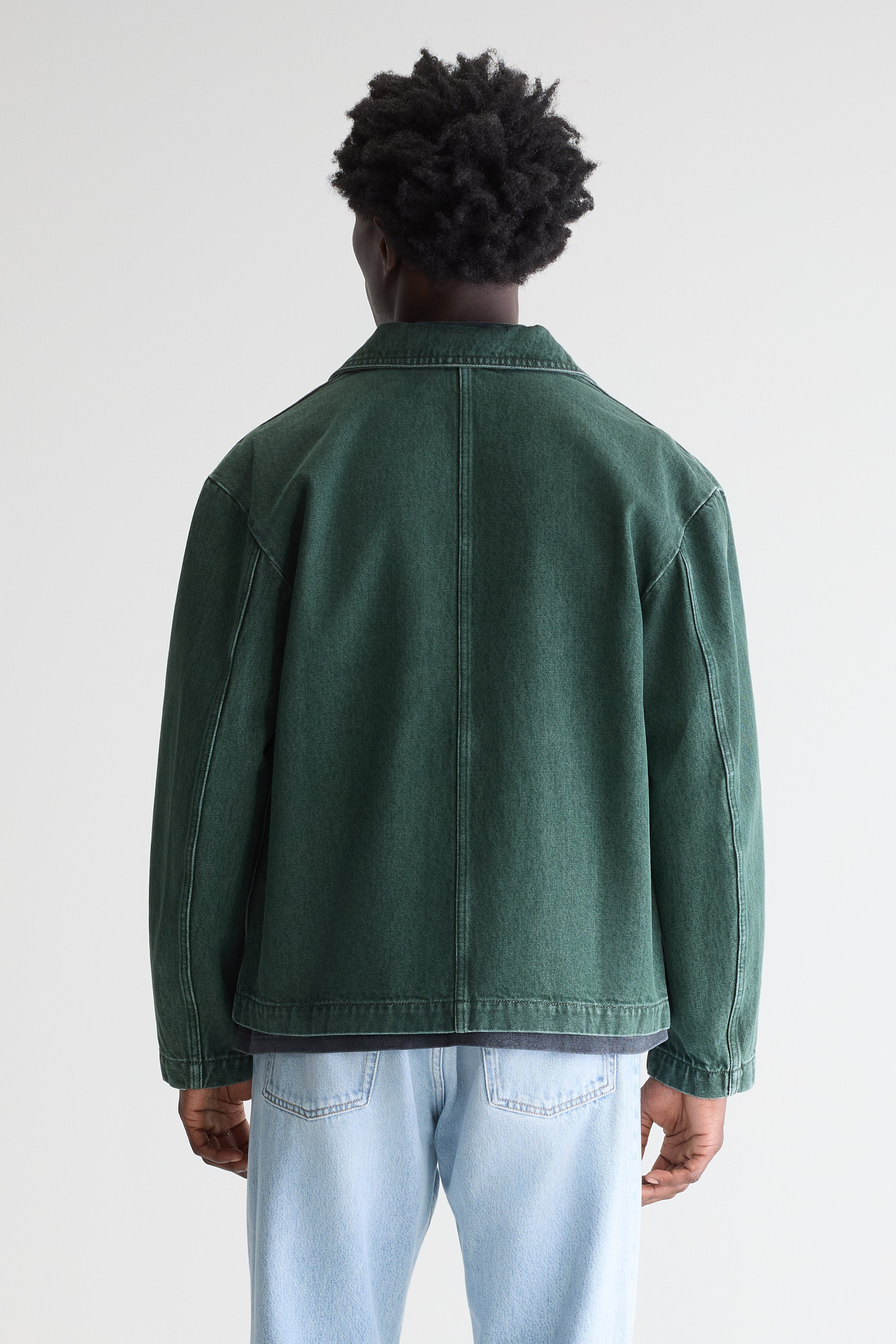 Kadillac denim jacket (261 / M / GREEN USED)