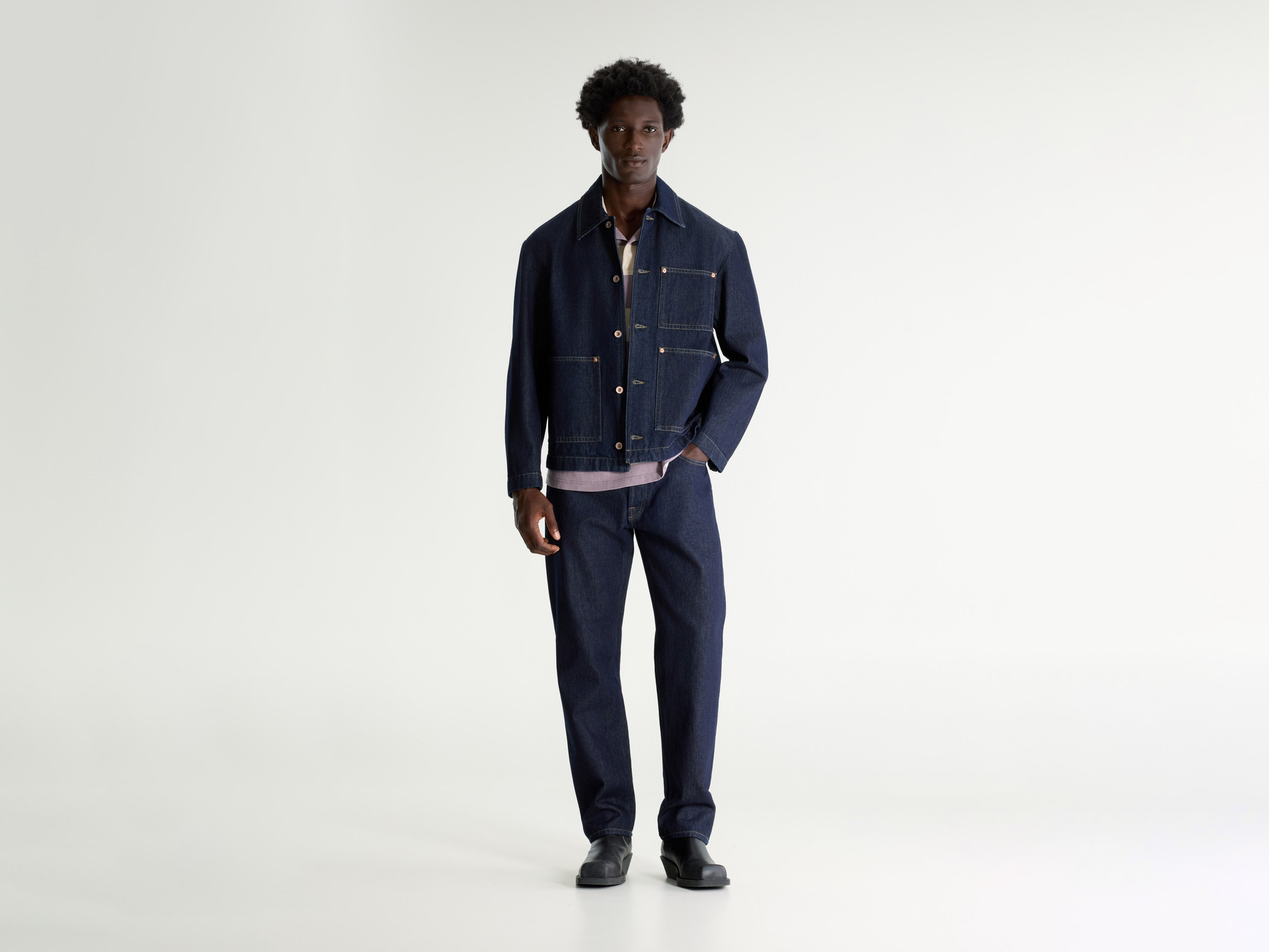 Kadillac denim jas (261 / M / BLUE RINSE)