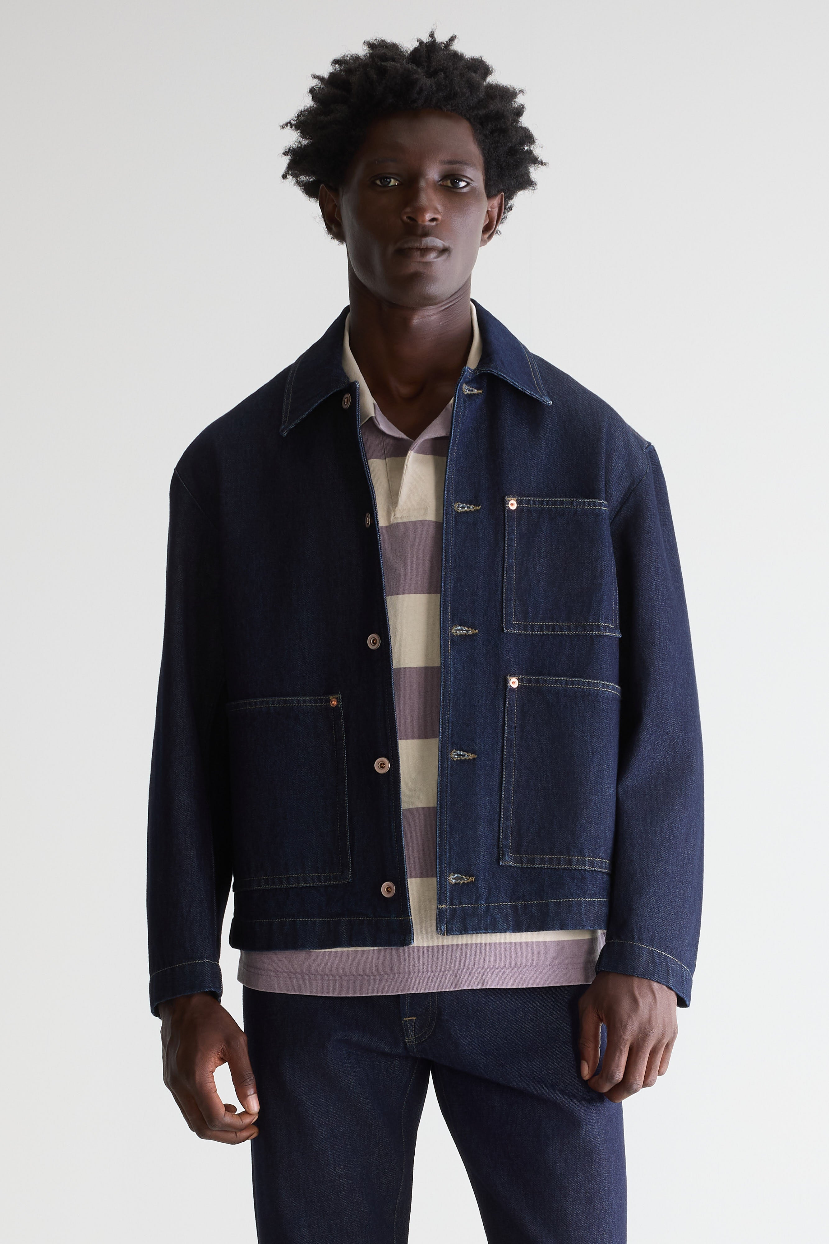 Kadillac denim jas (261 / M / BLUE RINSE)