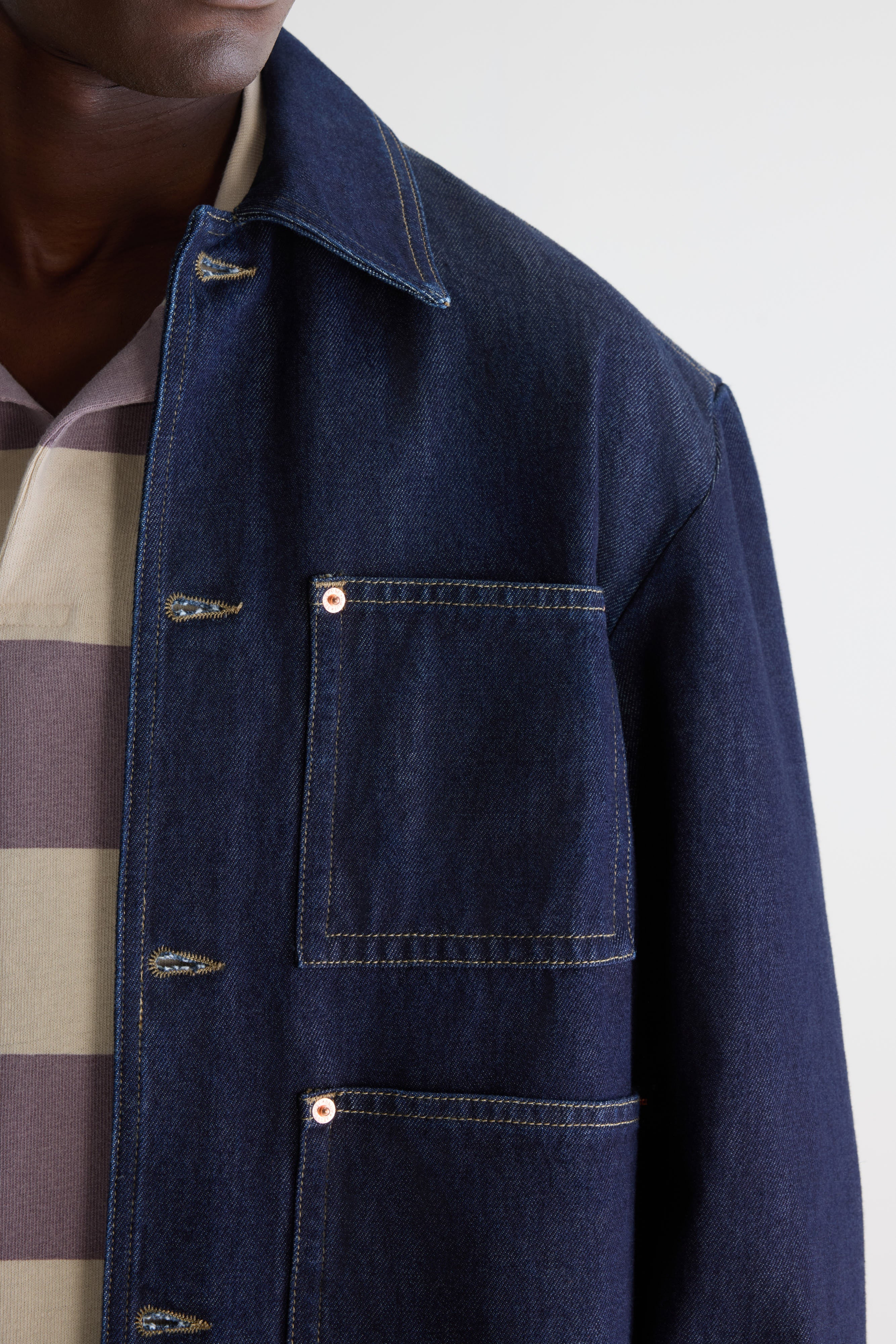 Kadillac denim jas (261 / M / BLUE RINSE)