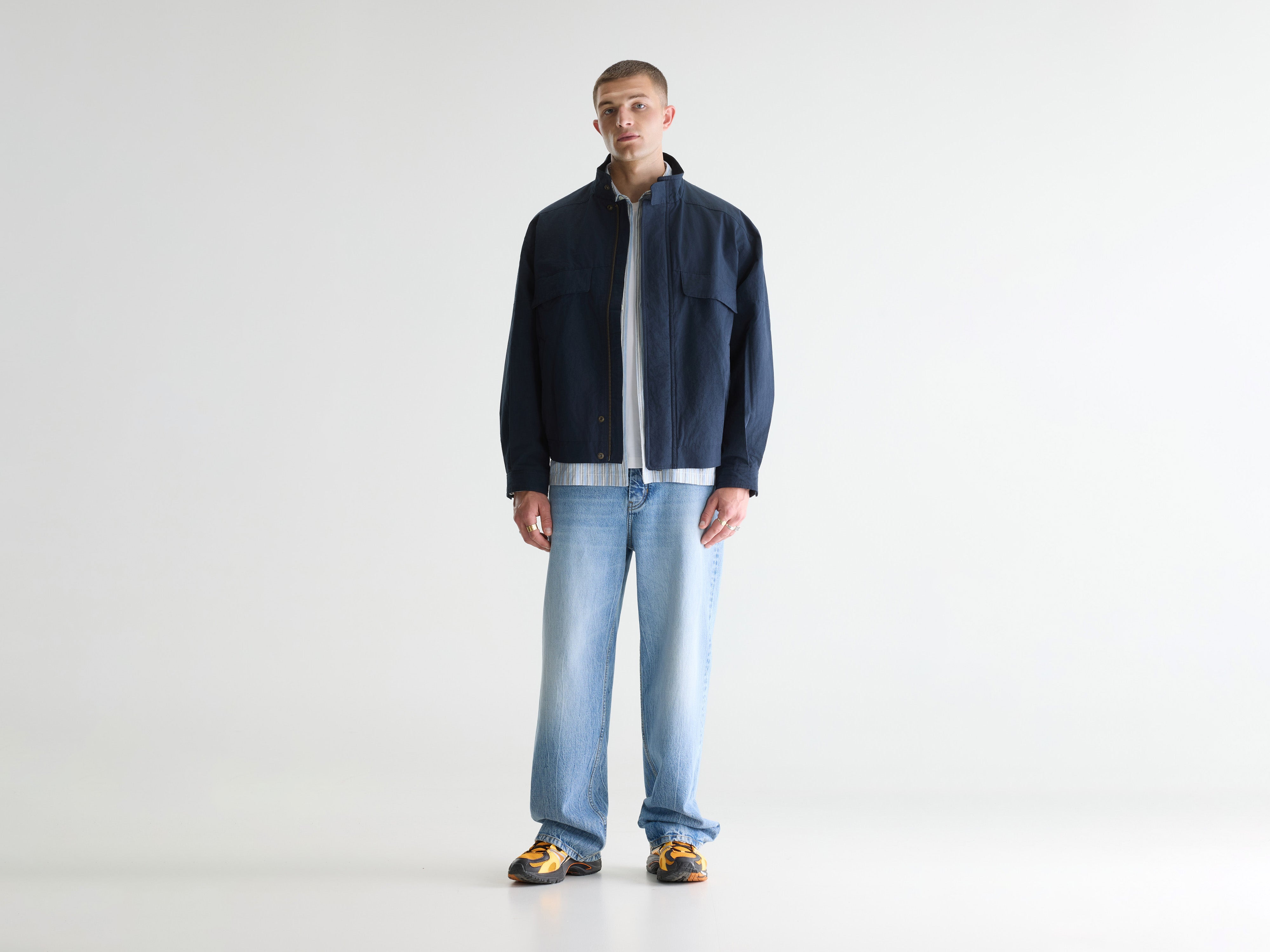 Jabon relaxed jacket (261 / M / NAVY)