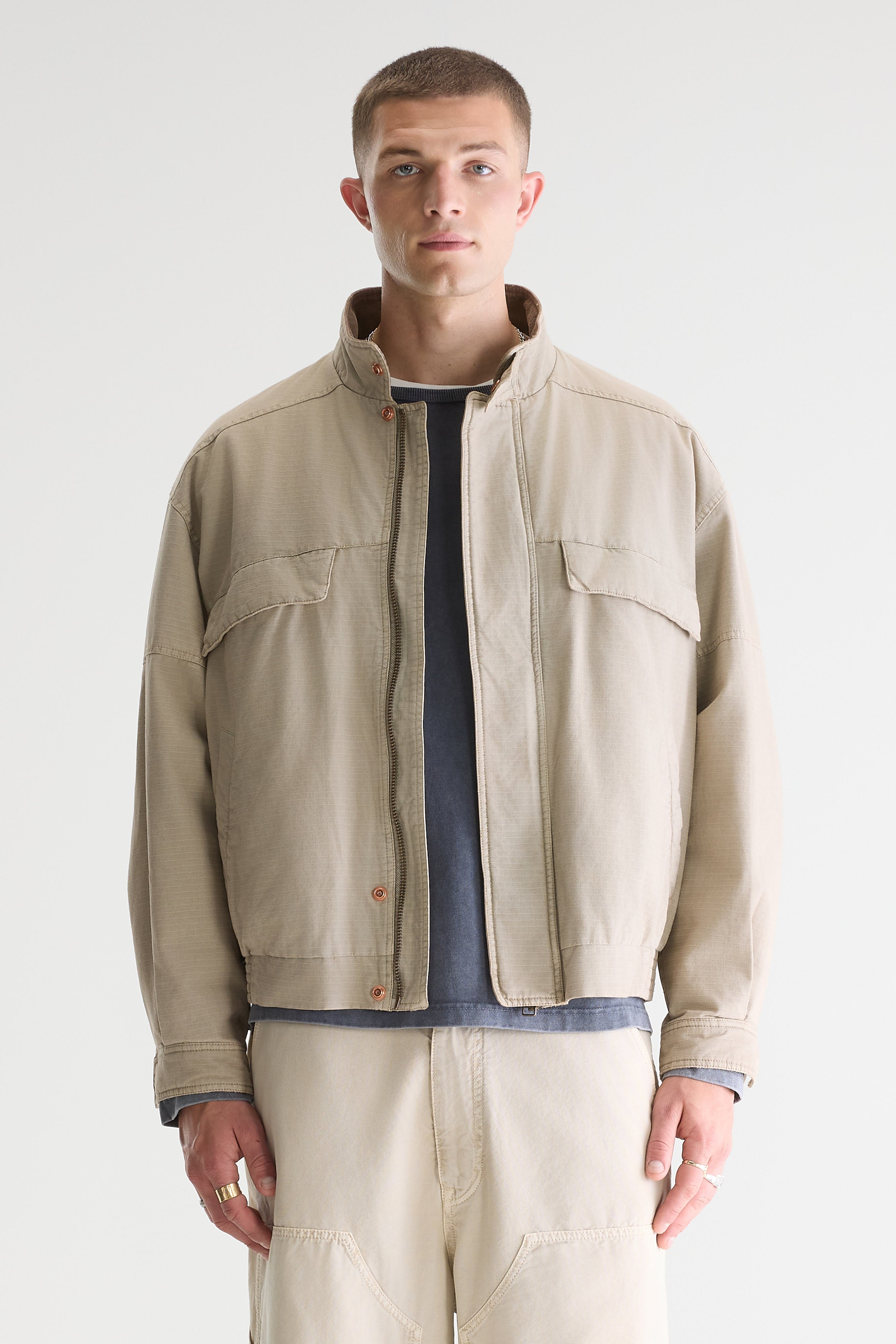 Jabon relaxed jacket (261 / M / BONE)