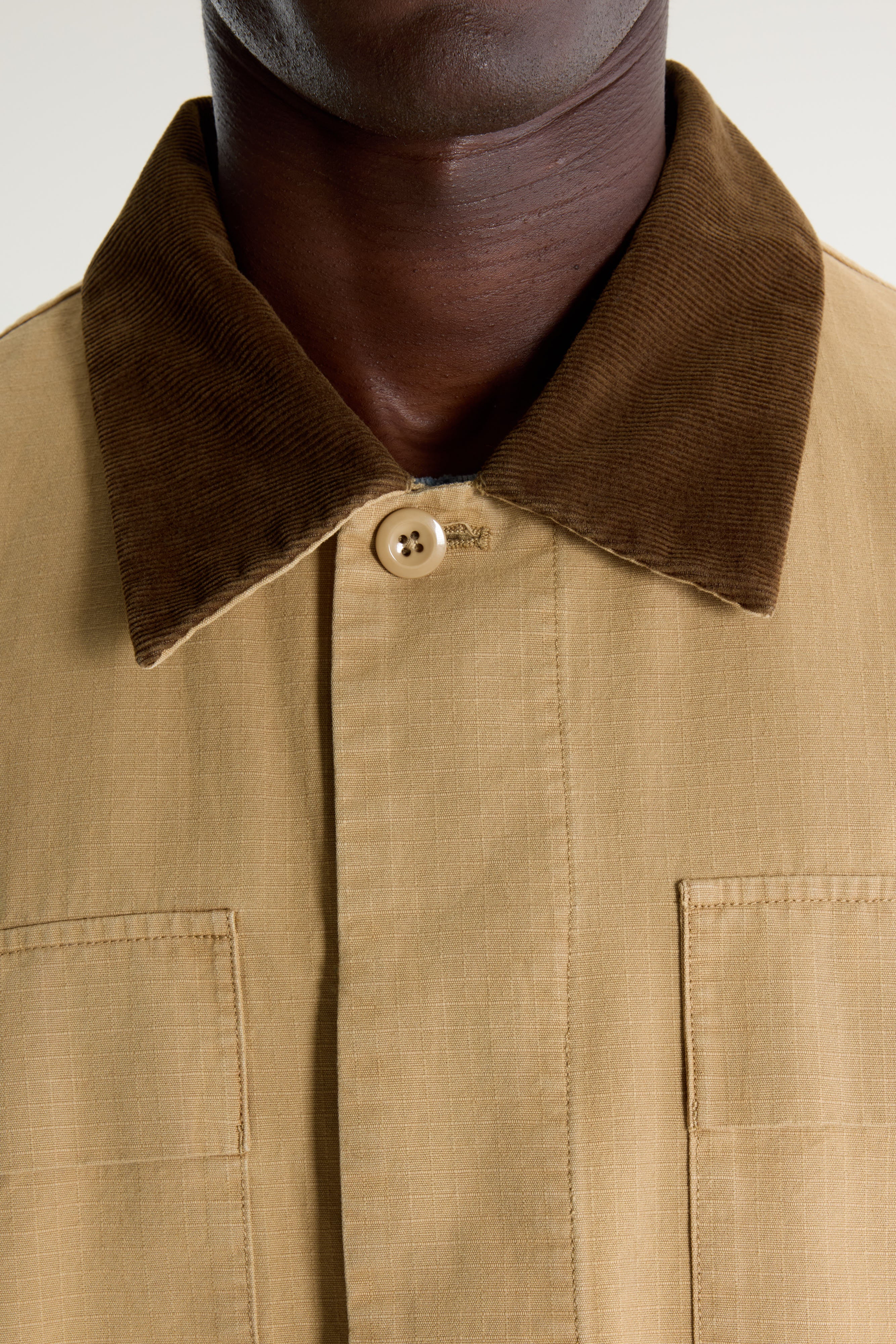 Plover work-wear overshirt (261 / M / CLAY)