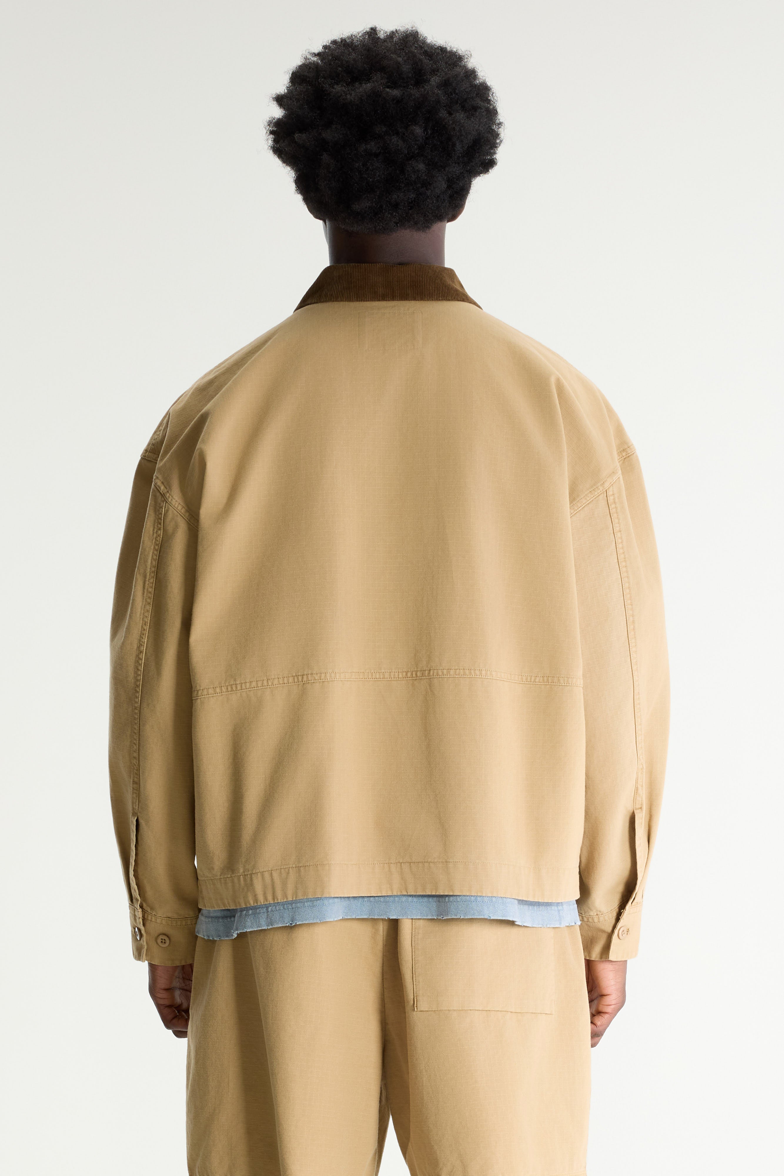 Plover work-wear overshirt (261 / M / CLAY)