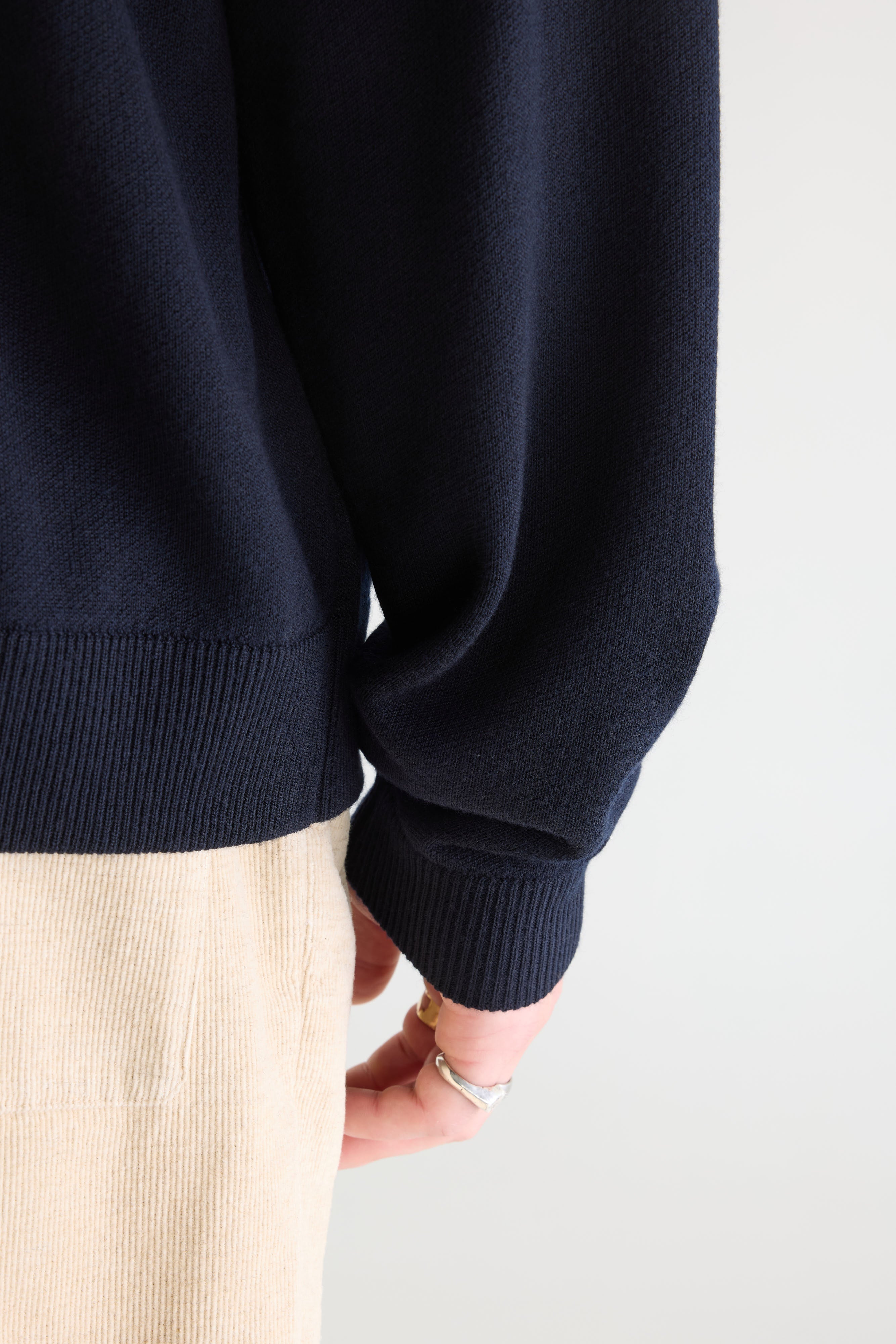 Siap zip-up cardigan (262 / M / NAVY)