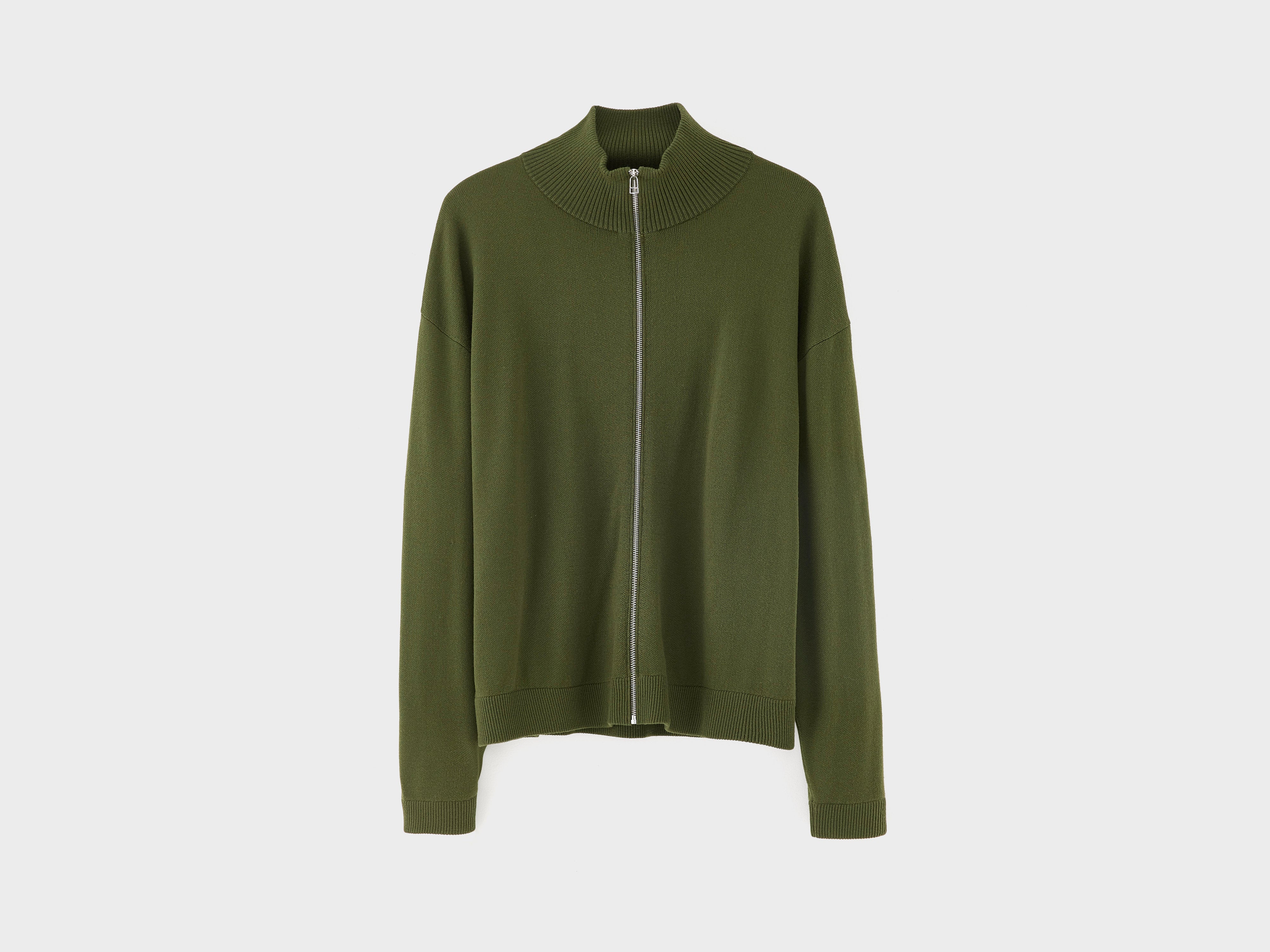 Siap cardigan met ritssluiting (261 / M / MILITARY)