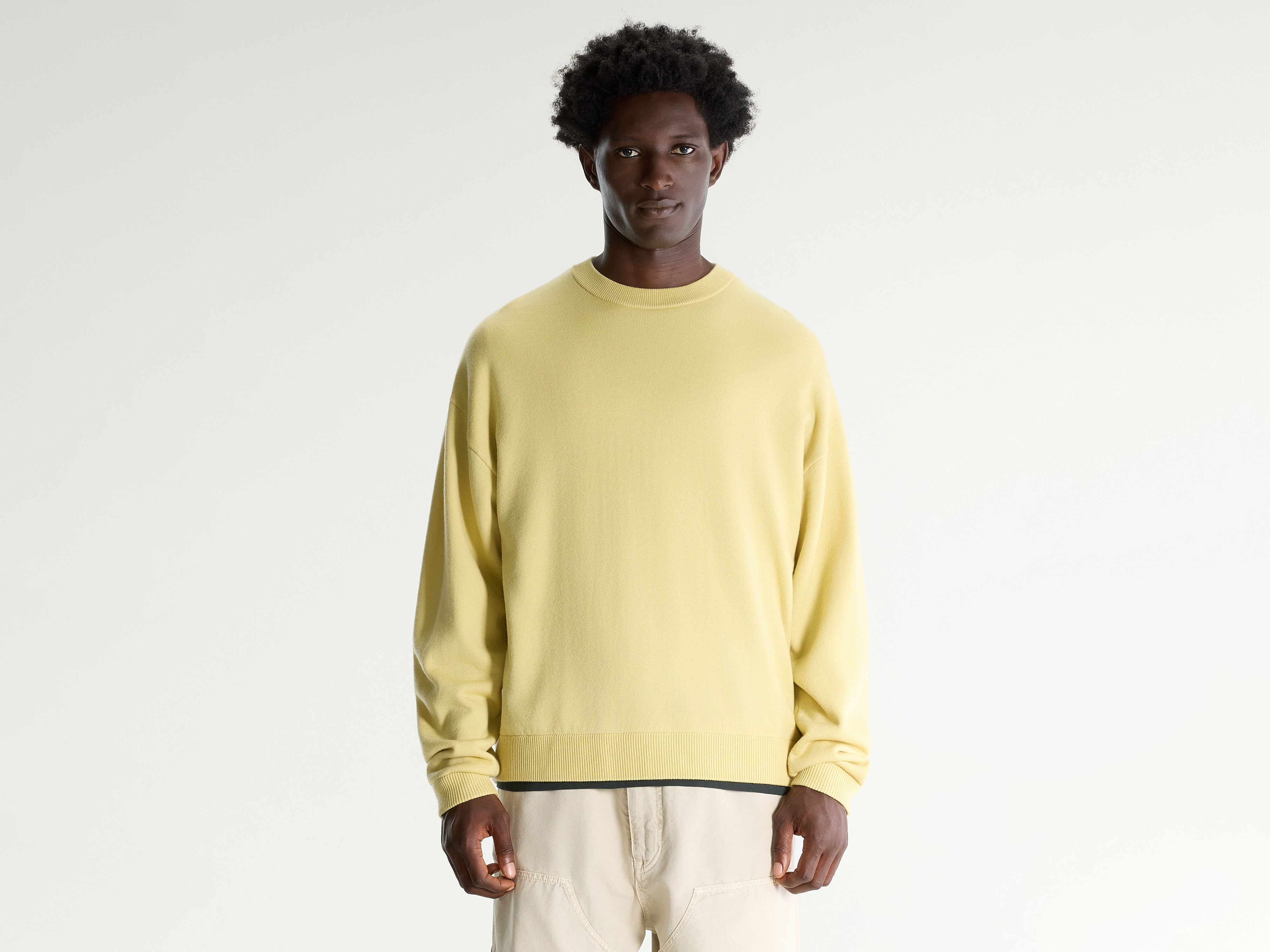 Siamo crewneck sweater (261 / M / ZESTE)