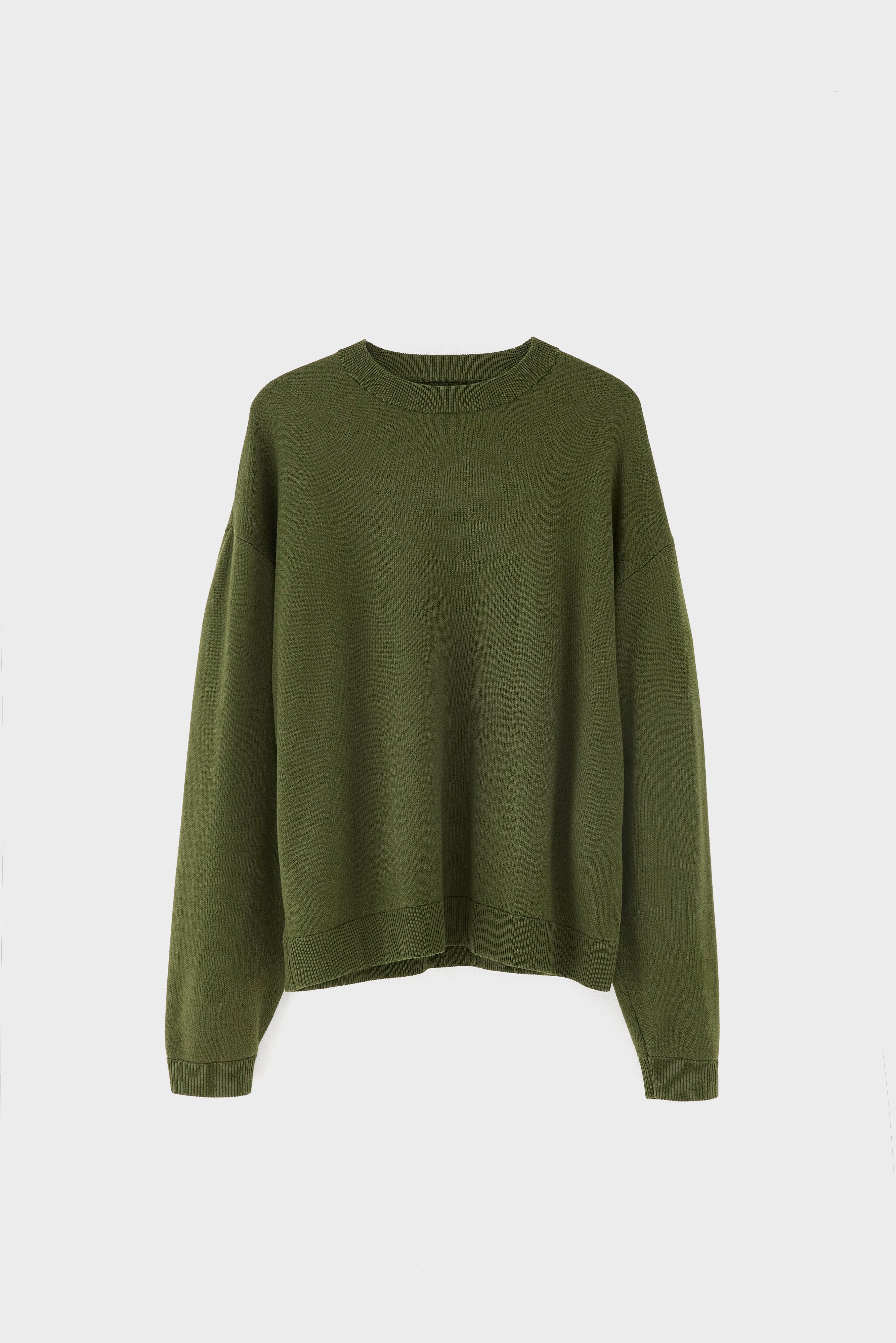 Siamo crewneck sweater (261 / M / MILITARY)
