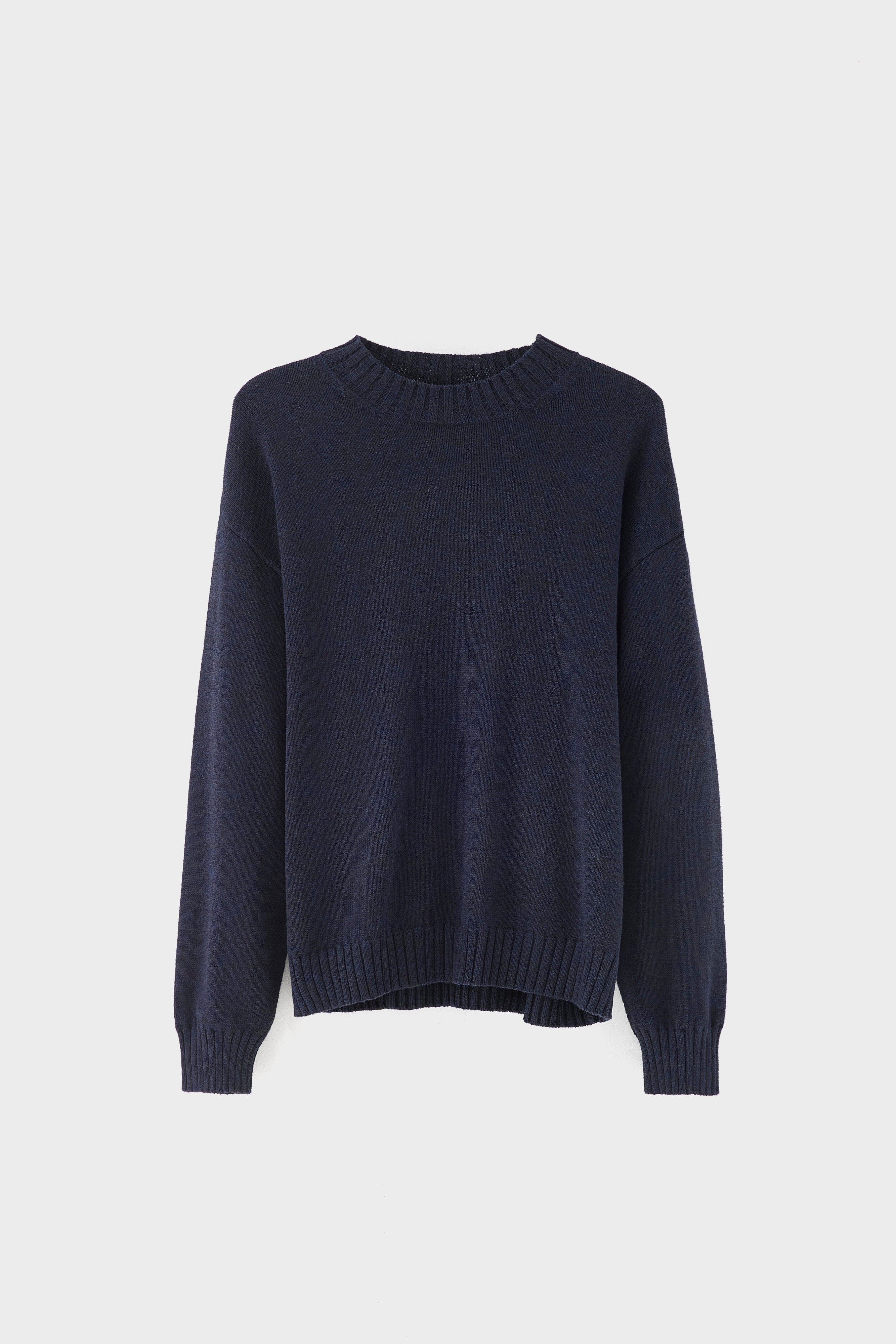 Grimo two-tone sweater (261 / M / BLACK BLUE)