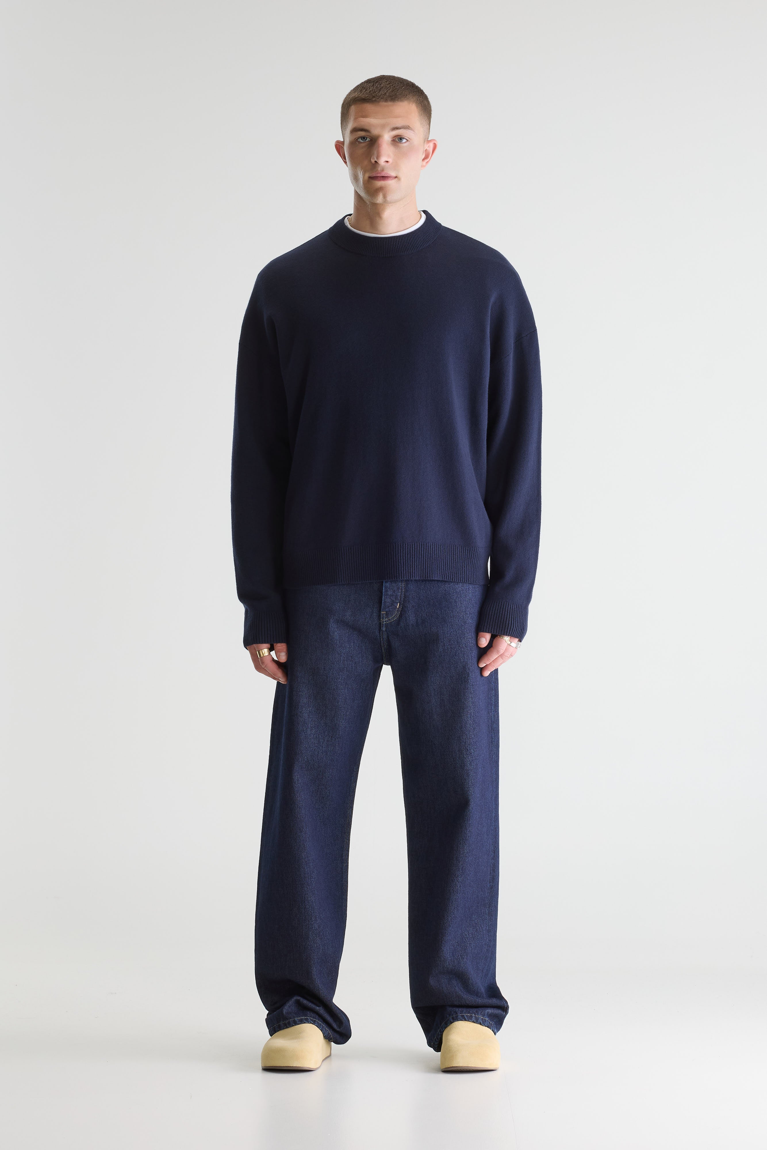 Geolem trui met ronde hals (261 / M / NAVY)