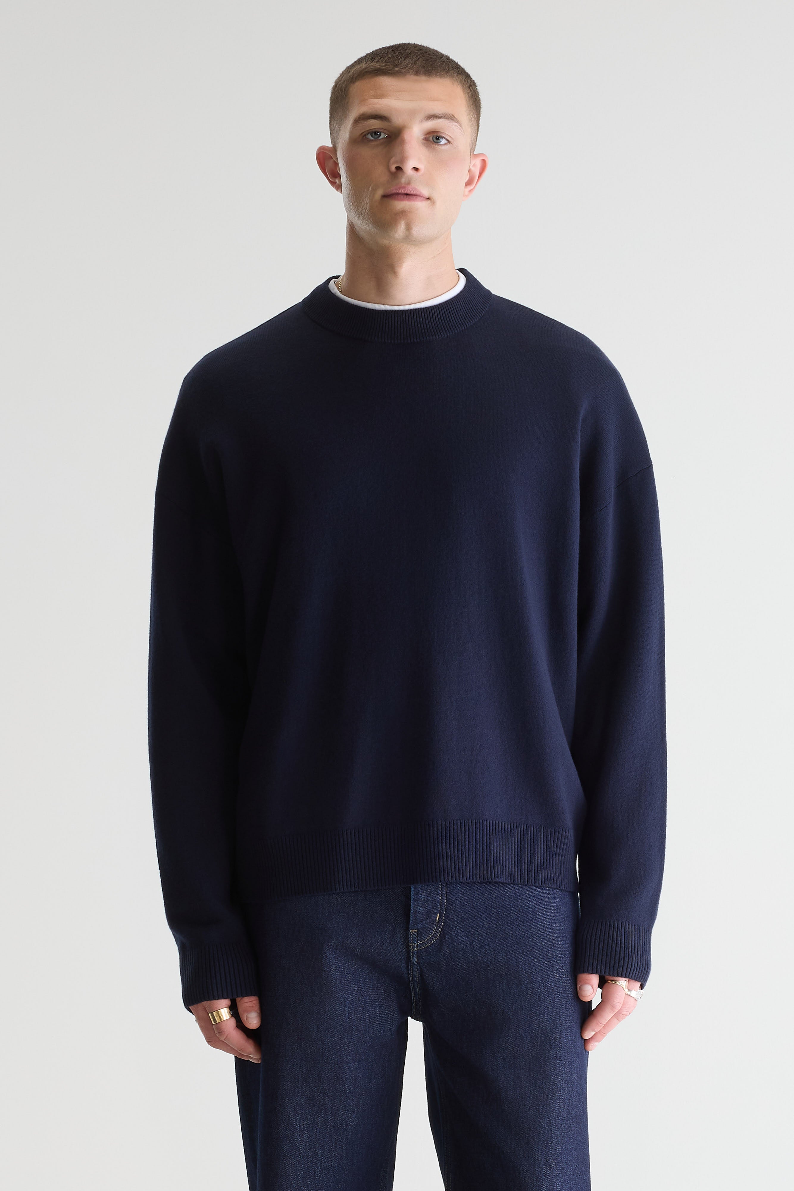 Geolem trui met ronde hals (261 / M / NAVY)