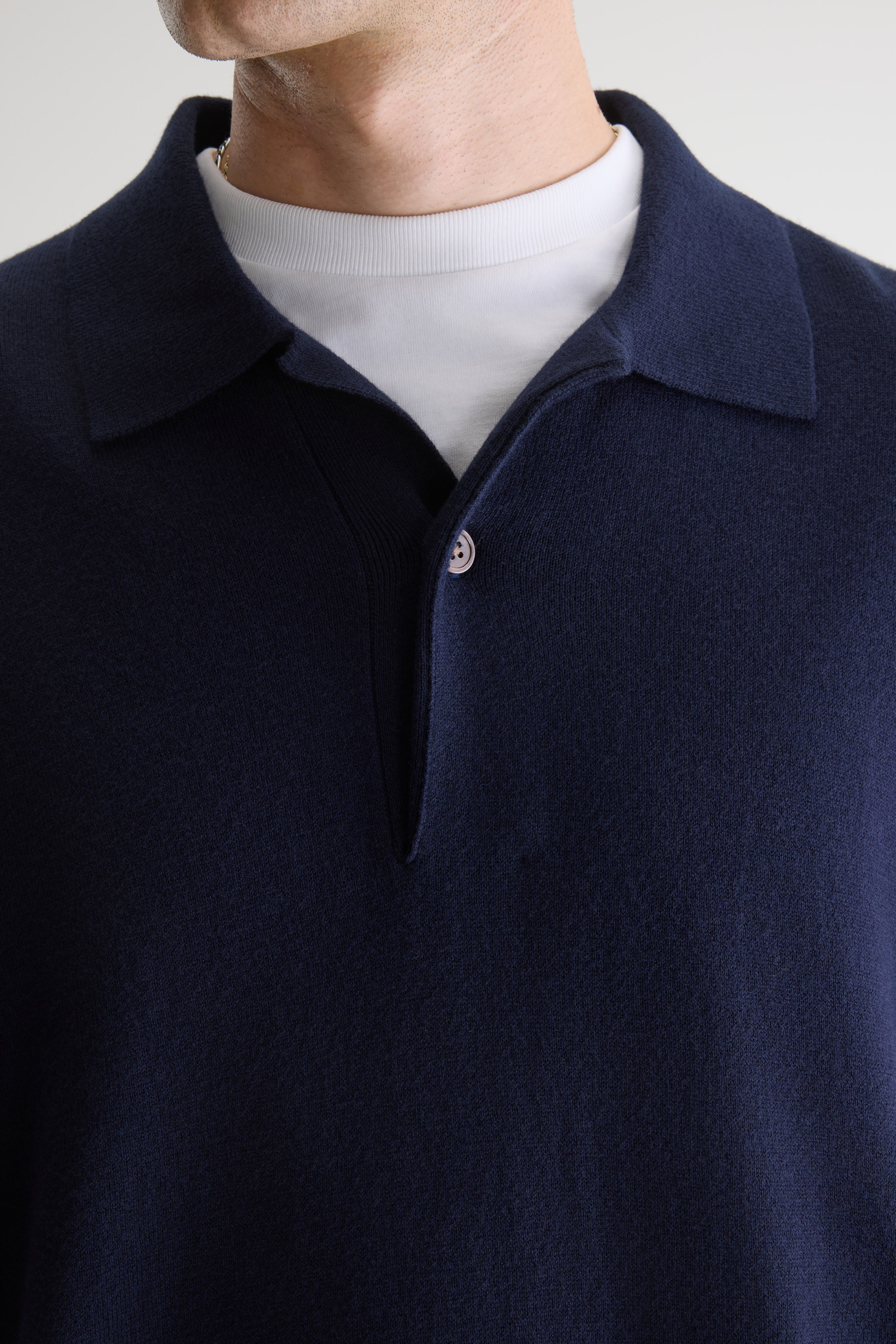 Geobo polo neck sweater (261 / M / NAVY)
