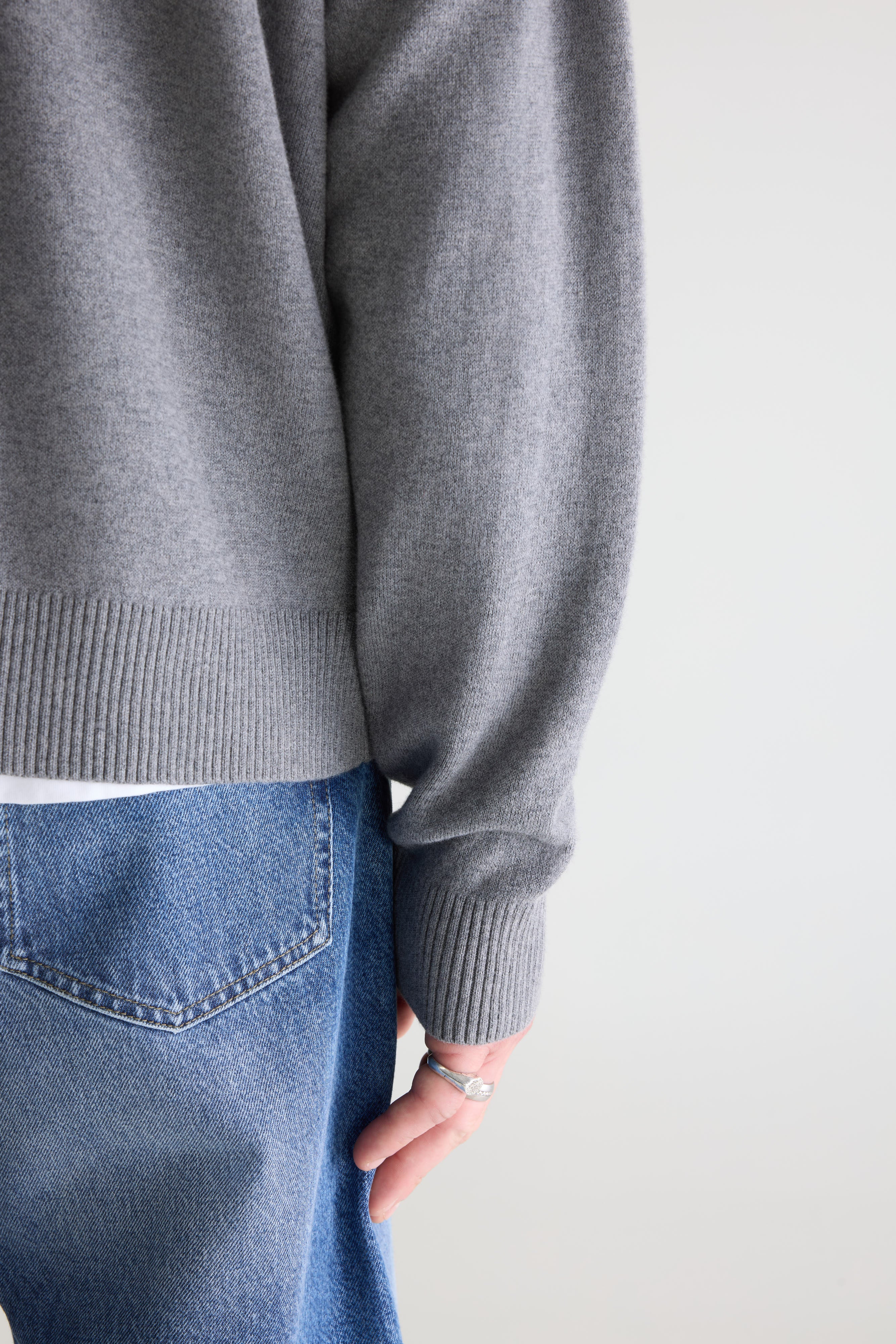 Geobo polo neck sweater (261 / M / MID GREY)