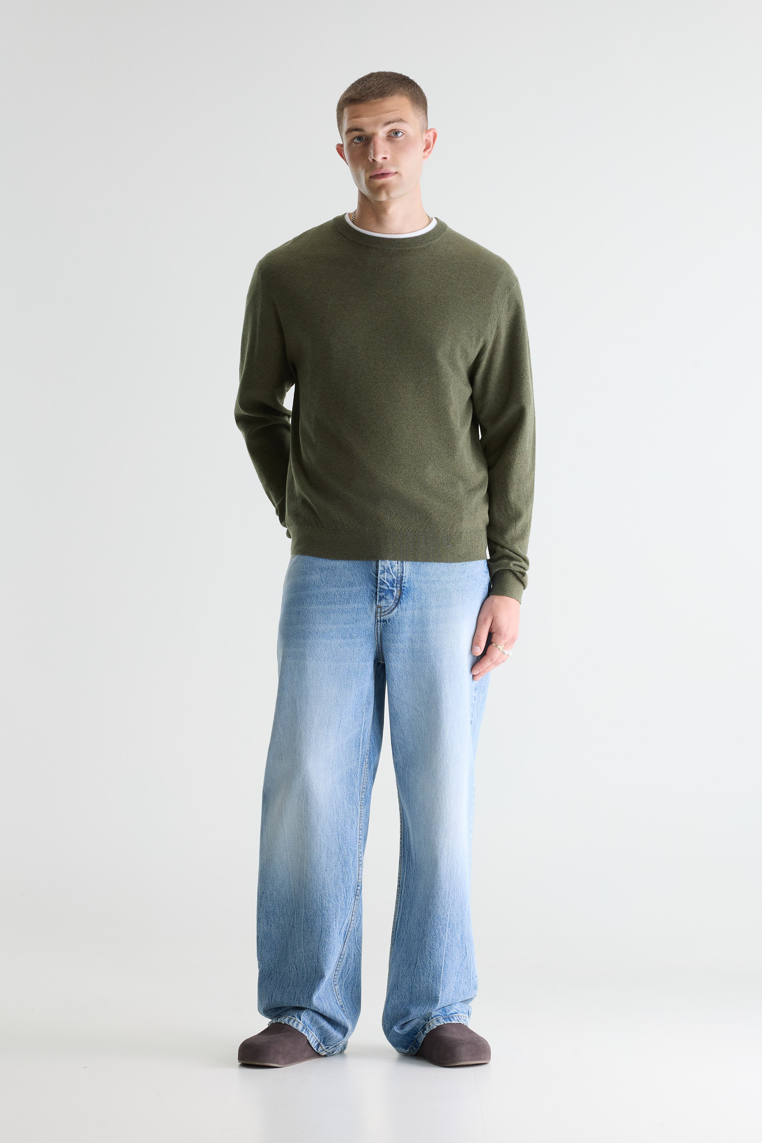 Alyc crewneck sweater (261 / M / JEEP)