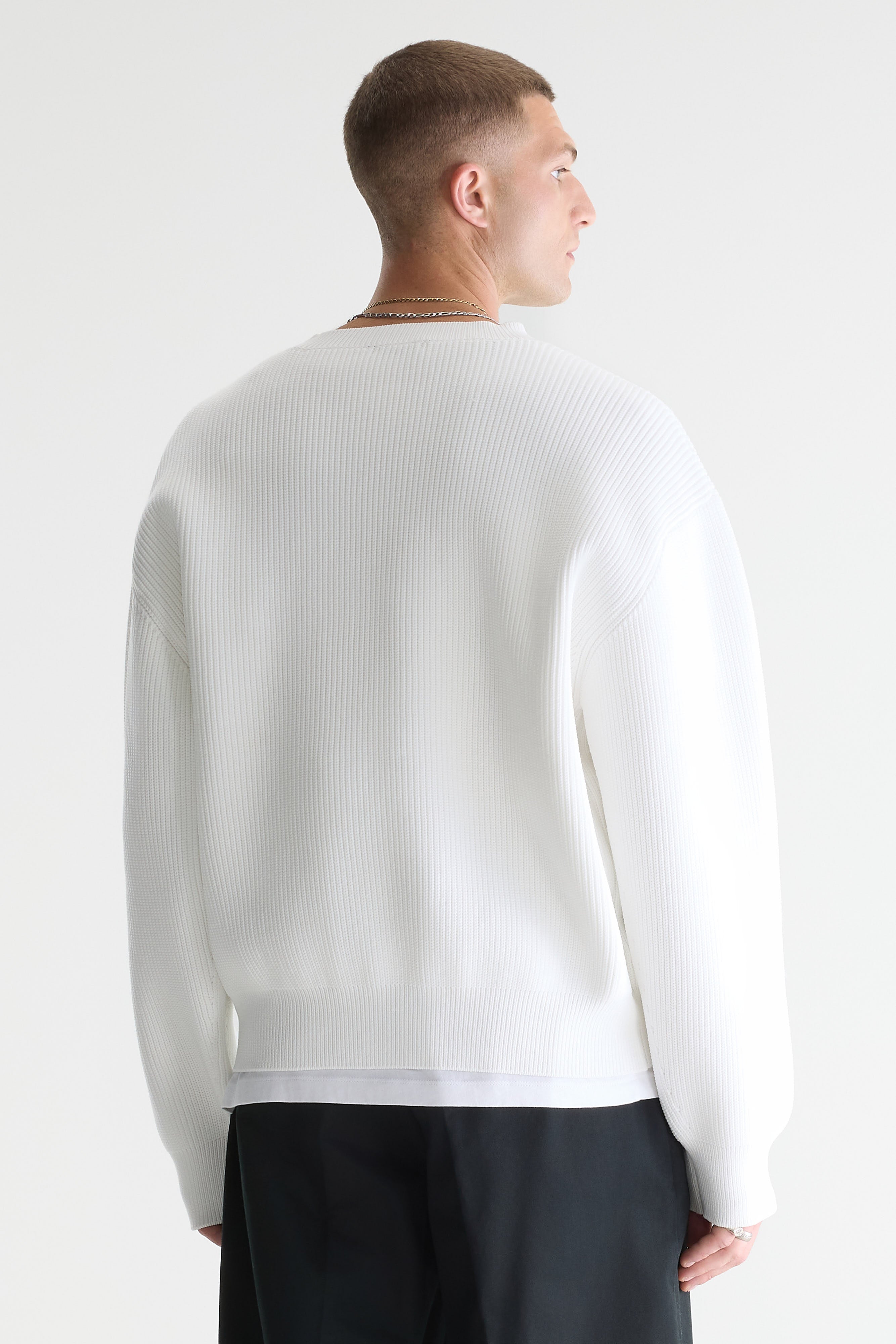 Alyes structured sweater (261 / M / WHITE)