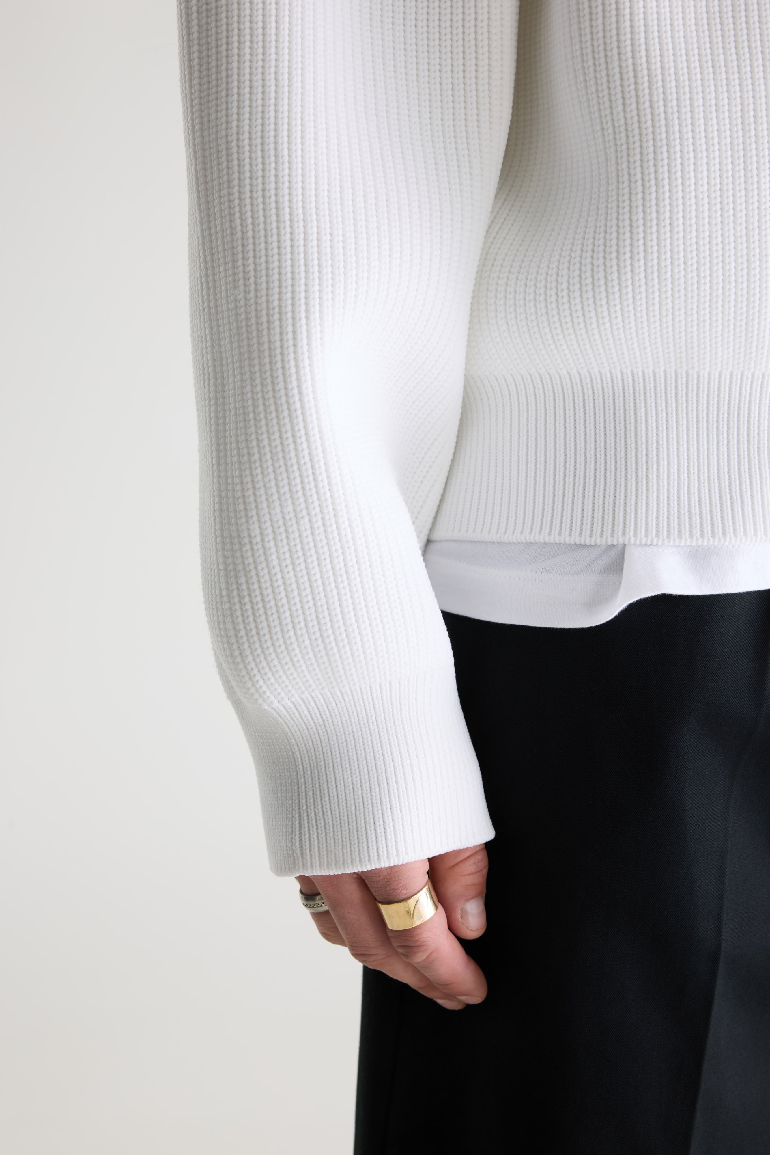 Alyes structured sweater (261 / M / WHITE)